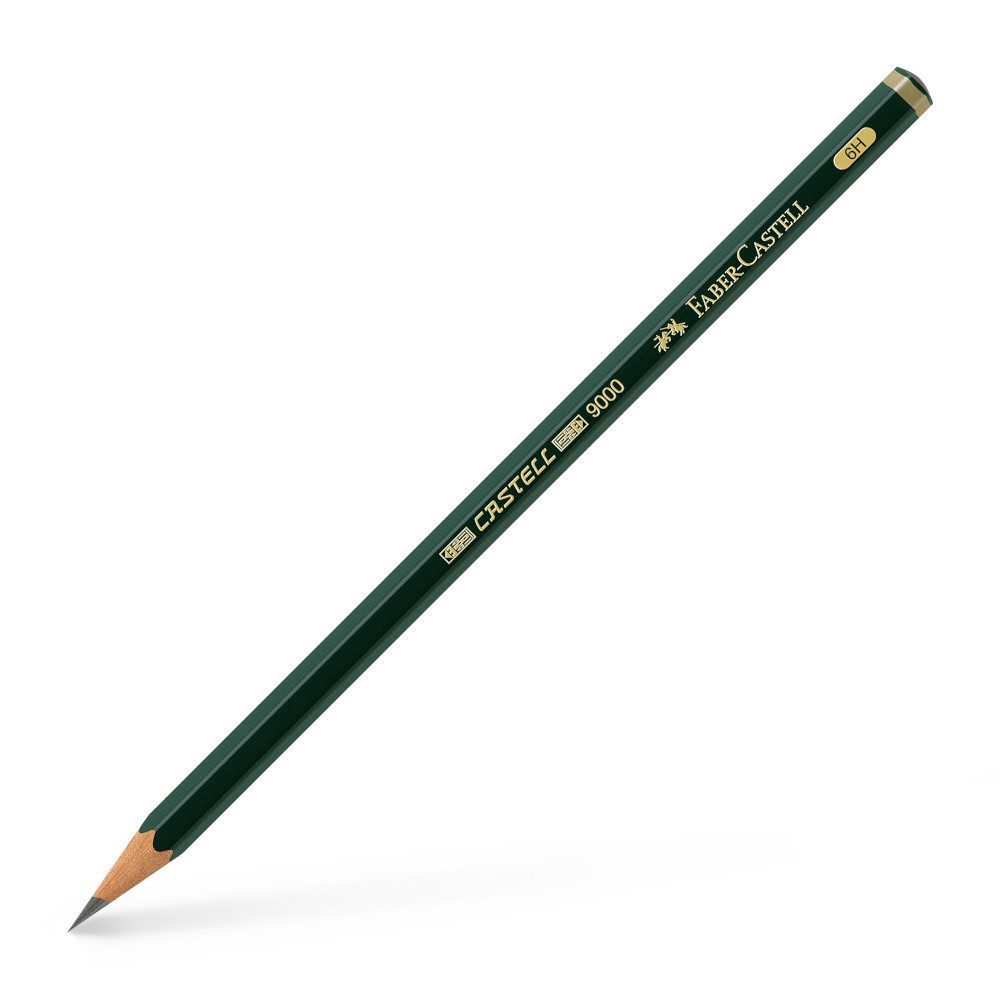 Faber-Castell Bleistift Faber-Castell Castell 9000 Bleistift 6H