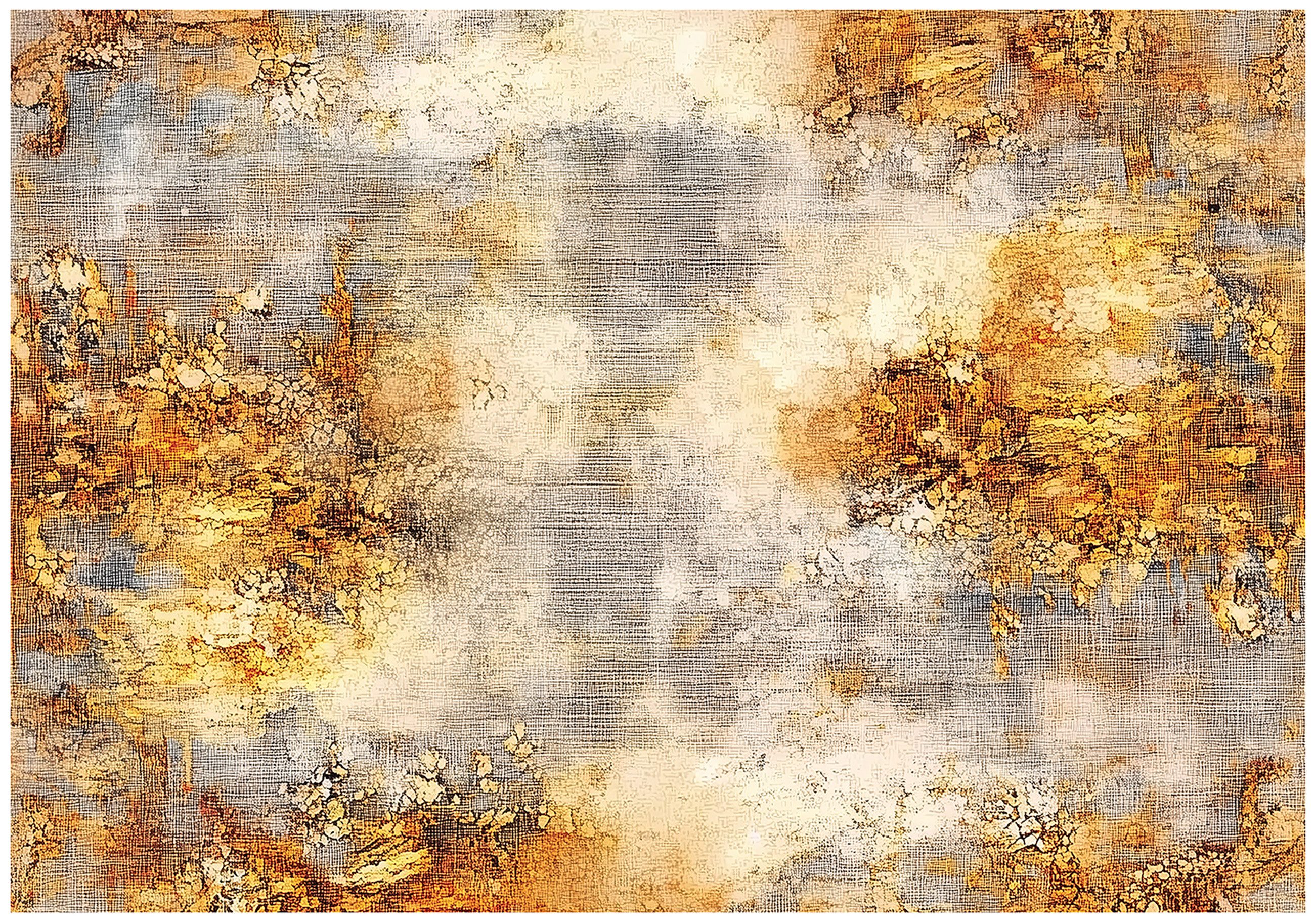 Wallarena Fototapete Abstrakt Rost Gold Vlies Tapete Wohnzimmer Schlafzimme günstig online kaufen