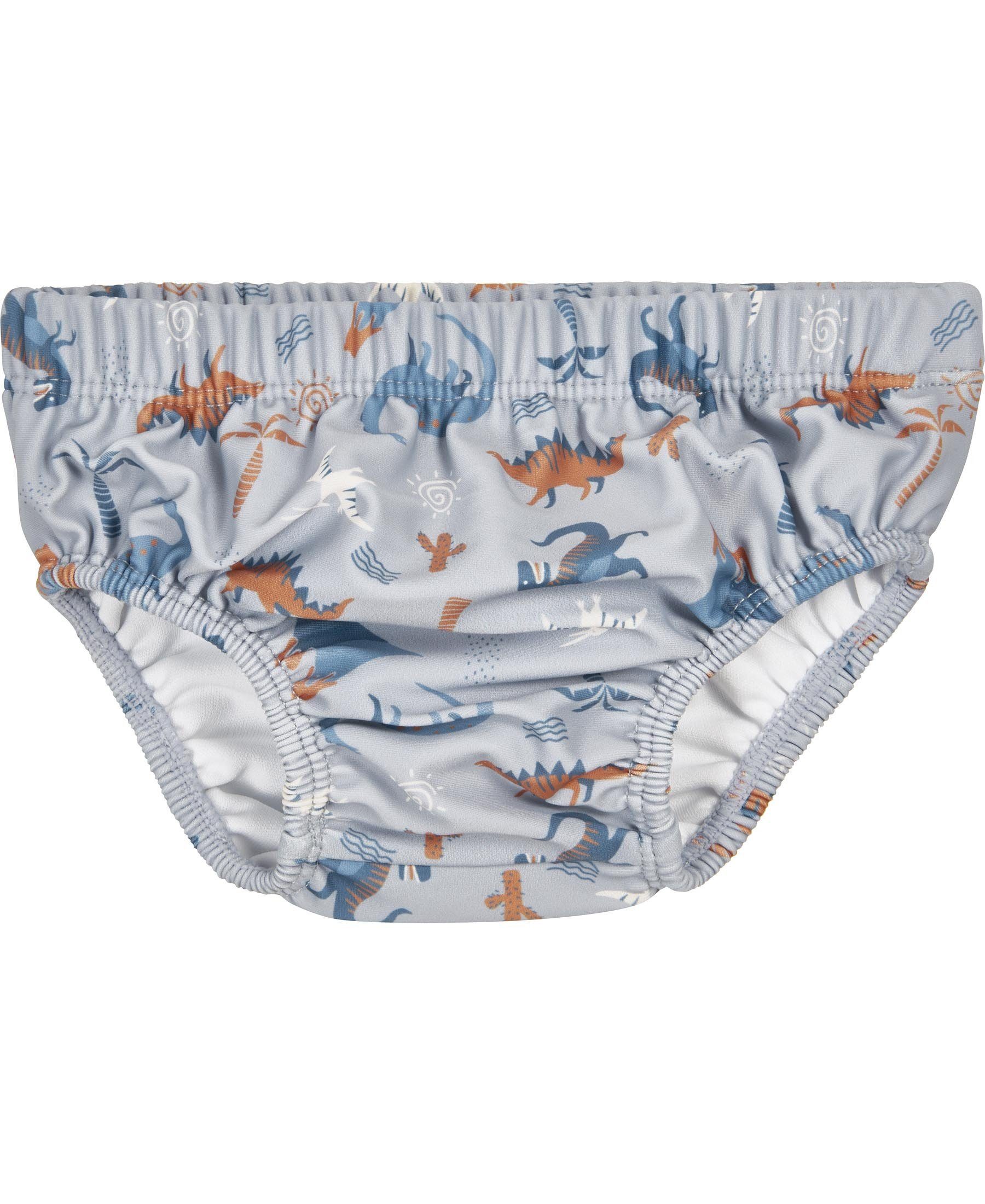 Badehose UV-Schutz Windelhose Dino allover