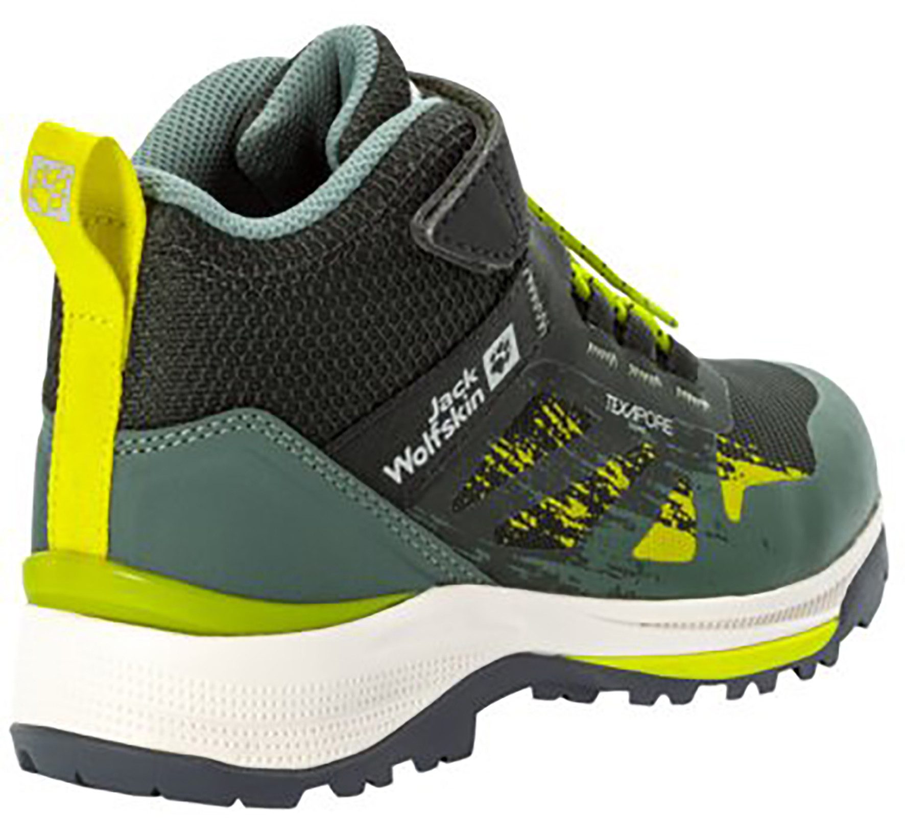 Jack green Wanderschuh slate HIKER K wasserdicht VILI Wolfskin MID TEXAPORE