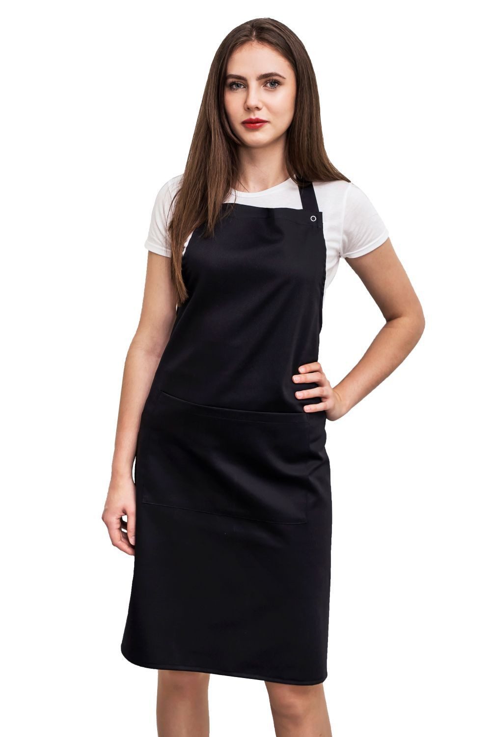 SENTYRZ Kochschürze Küchenschürze Gastronomie Kellnerschürze Schwarz günstig online kaufen