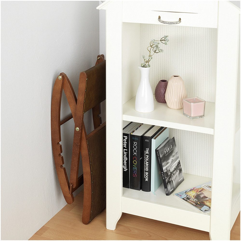 Maximex Fußhocker KOMFORT, Beinschaukel, Massivholz-Gestell, dreifach verstellbar, klappbar