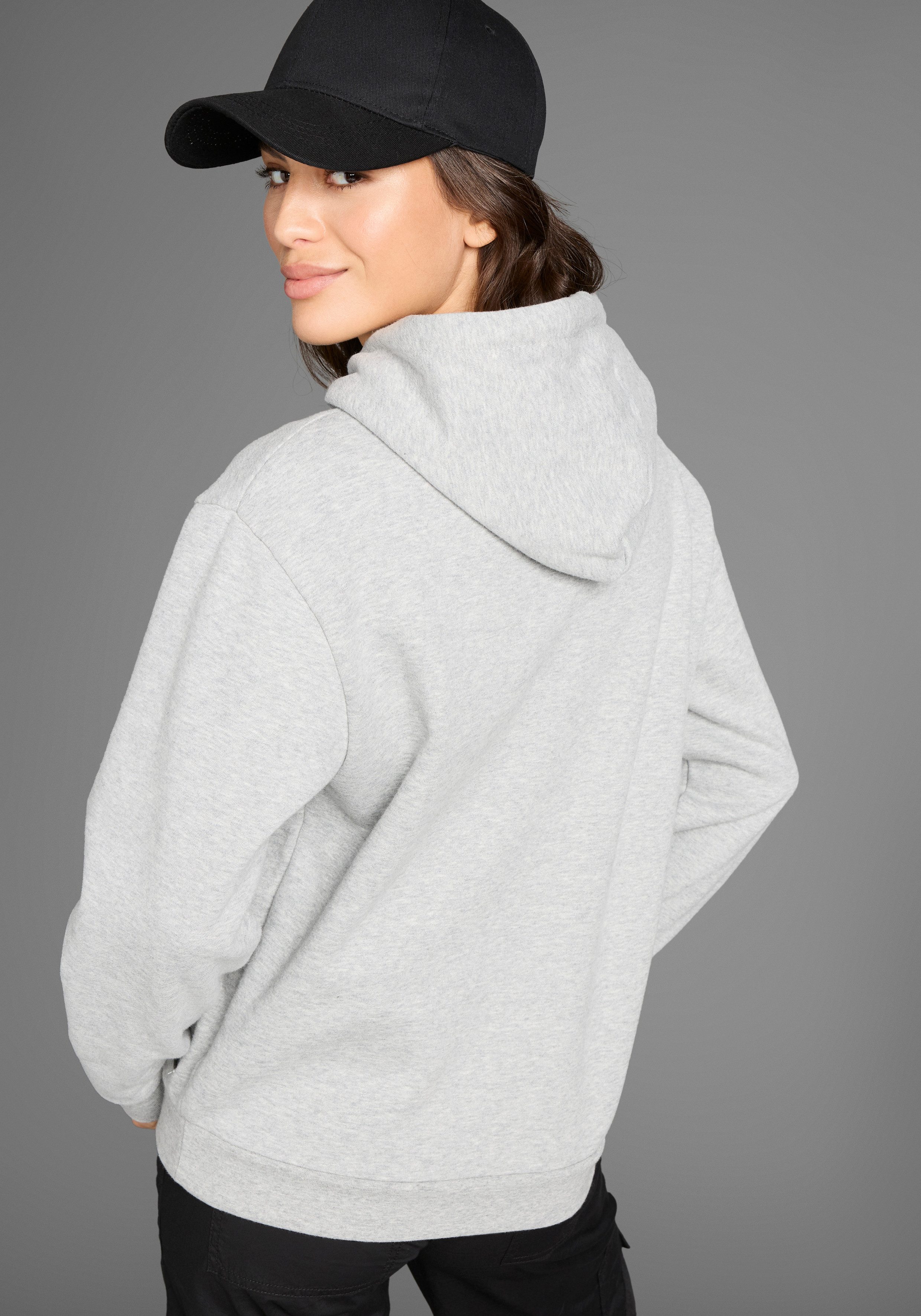 KangaROOS Kapuzensweatshirt mit gestanztem Druck günstig online kaufen