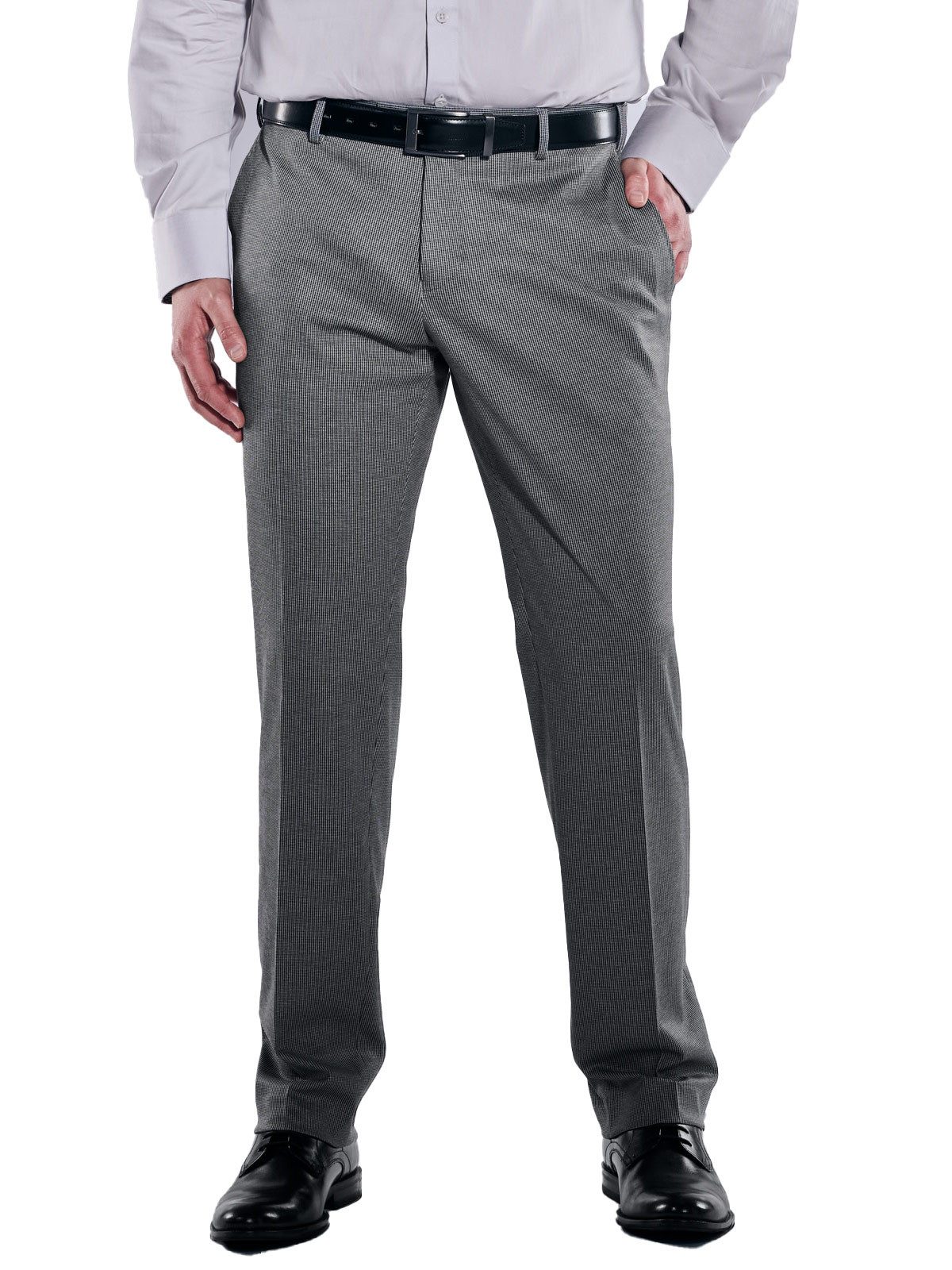 Engbers Anzughose Herren Anzug-Hose slim fit, Grau