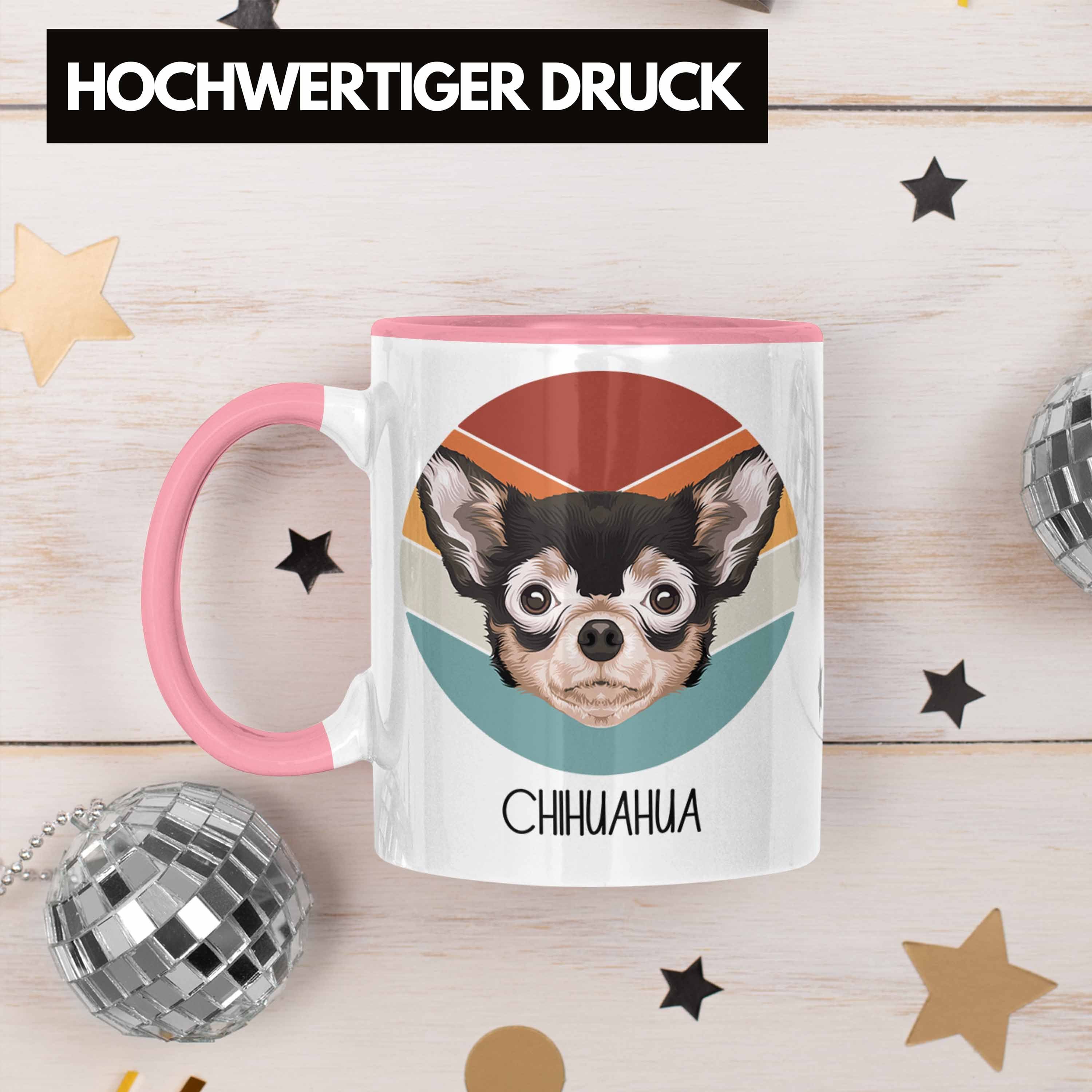 Geschenk Rosa Besitzer Geschenkidee Tasse Chihuahua Spruch Tasse Chihuah Trendation Lustiger