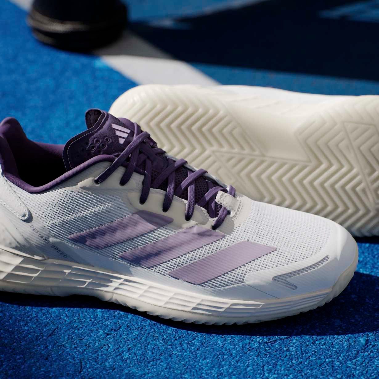 adidas Performance Defiant Speed Allcourt 2025 weiss/purple Damen Tennissch günstig online kaufen