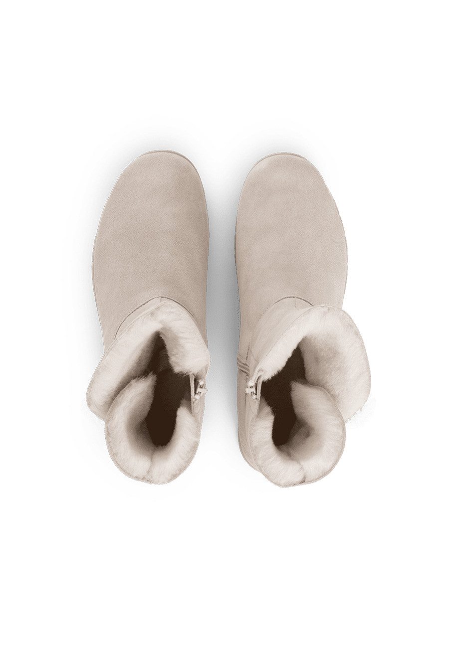 vitaform Damen Stiefeletten Veloursleder Stiefelette