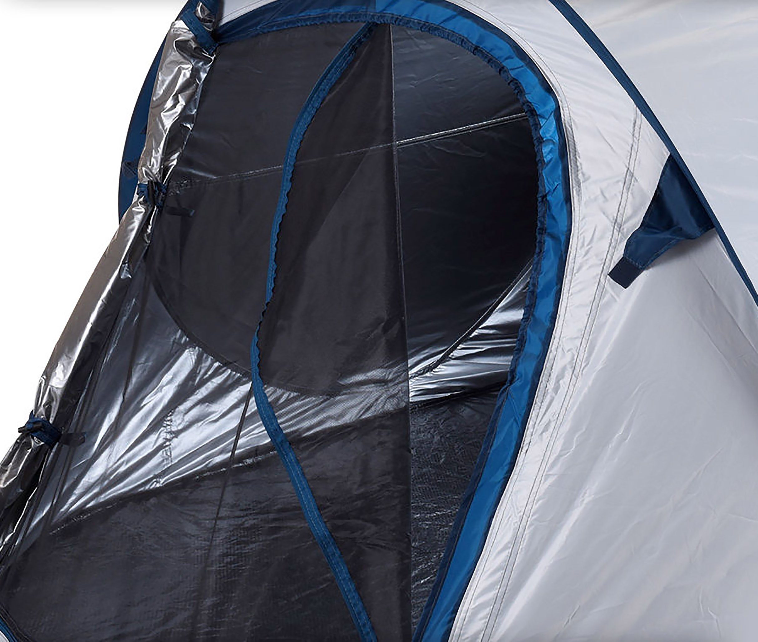 Spetebo Wurfzelt XXL Pop Up Wurfzelt grün 240 x 210 cm, Personen: 3 (Packung, 1 tlg., mit Transporttasche, Heringen und Spannseilen), Sofortzelt für Trekking und Camping