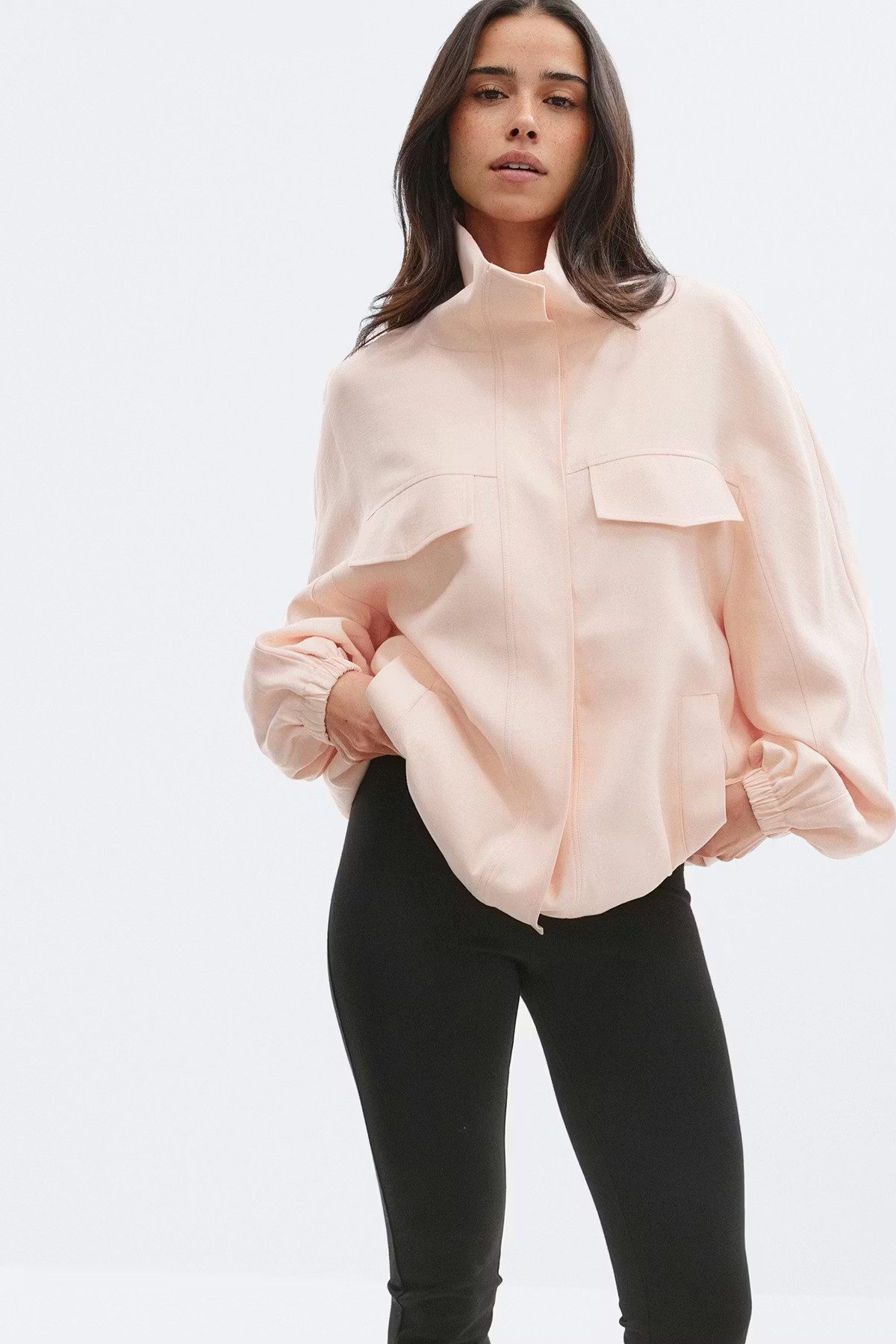 Gina Tricot Blouson High neck cargo jacket - Blouson mit Stehkragen - Jacke Damen
