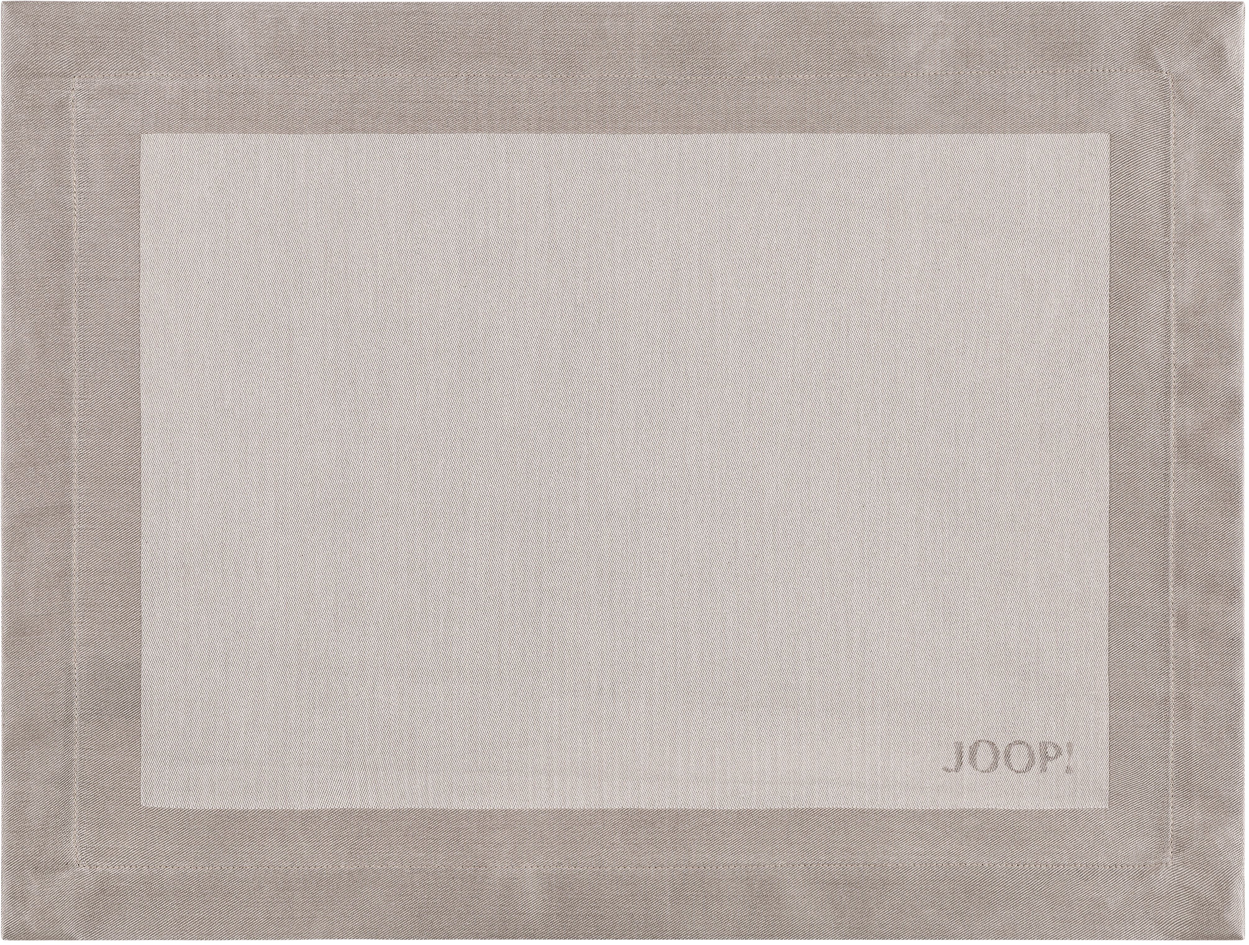 SIGNATURE JOOP! hochwertigem - Baumwoll-Anteil Platzset, Platzset, LIVING mit Joop!, (2-St), Halbzwirn-Qualität In