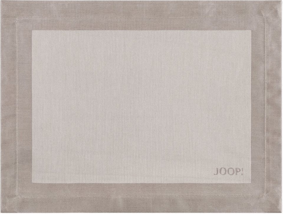 Platzset, JOOP! LIVING - SIGNATURE Platzset, Joop!, (2-St), In  Halbzwirn-Qualität mit hochwertigem Baumwoll-Anteil