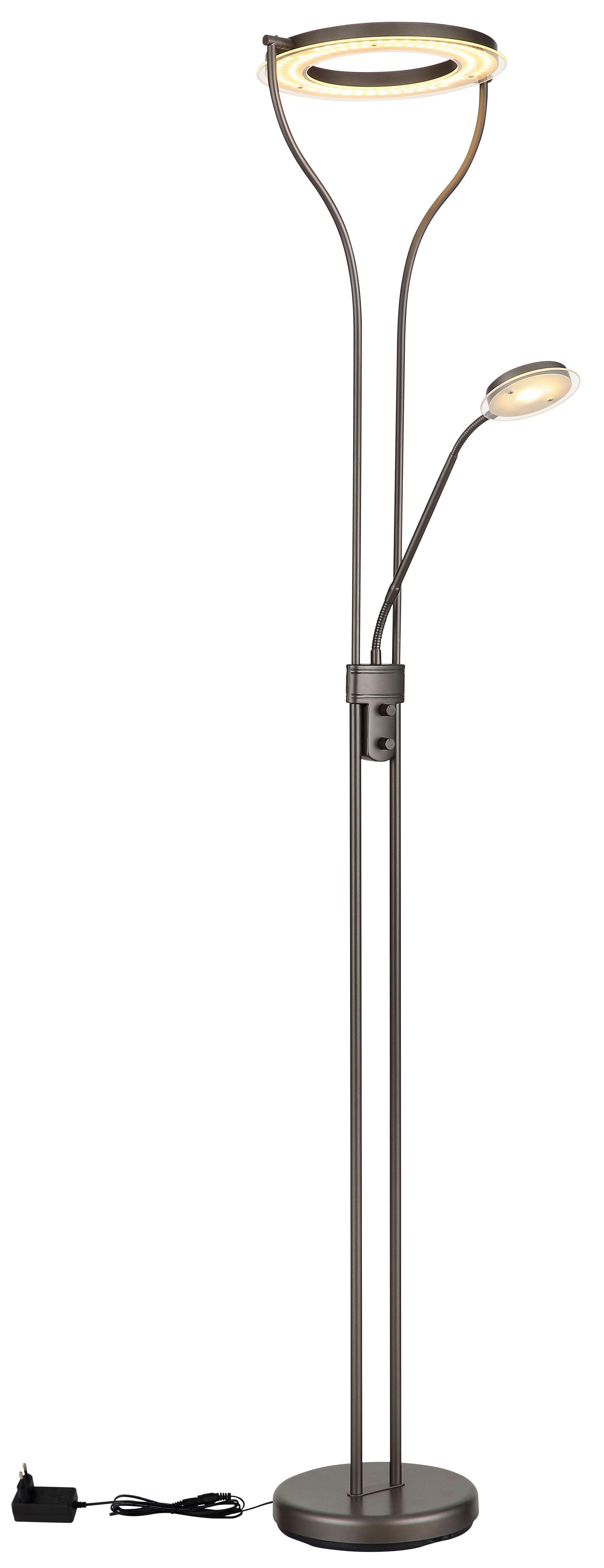 GLOBO LIGHTING Deckenfluter EBRO, LED fest integriert, LED Deckenfluter, dimmbar, 3000K, modern & hell