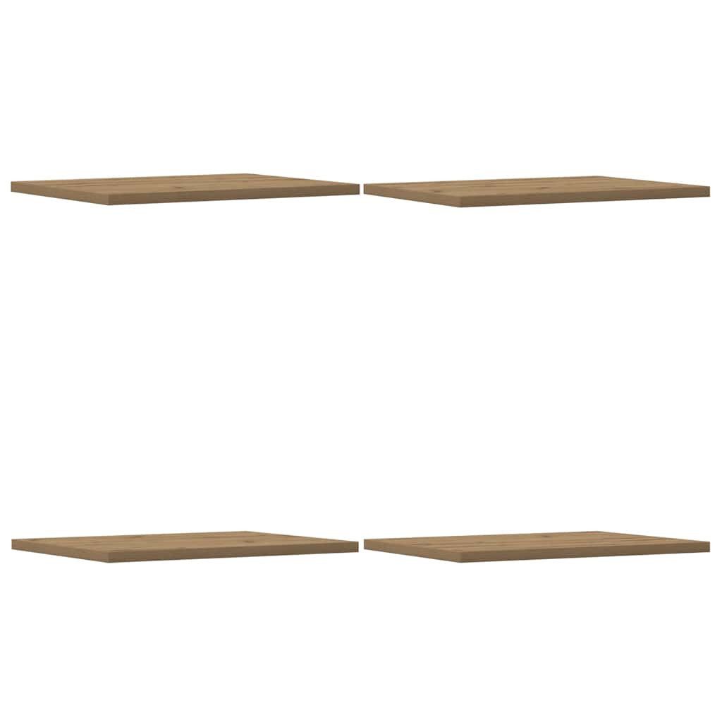 vidaXL Regal Regalböden 4 Stk. Artisan-Eiche 40x30x1,5 cm Holzwerkstoff, 4-tlg.