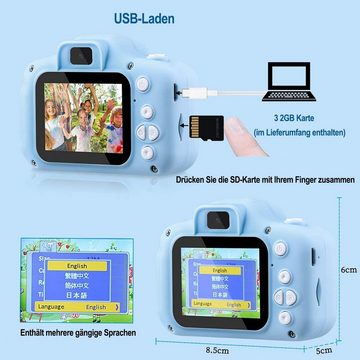 Tadow Spielzeug-Kamera Kinder Kamera,Kreative Kinderkamera,2000P HD, USB