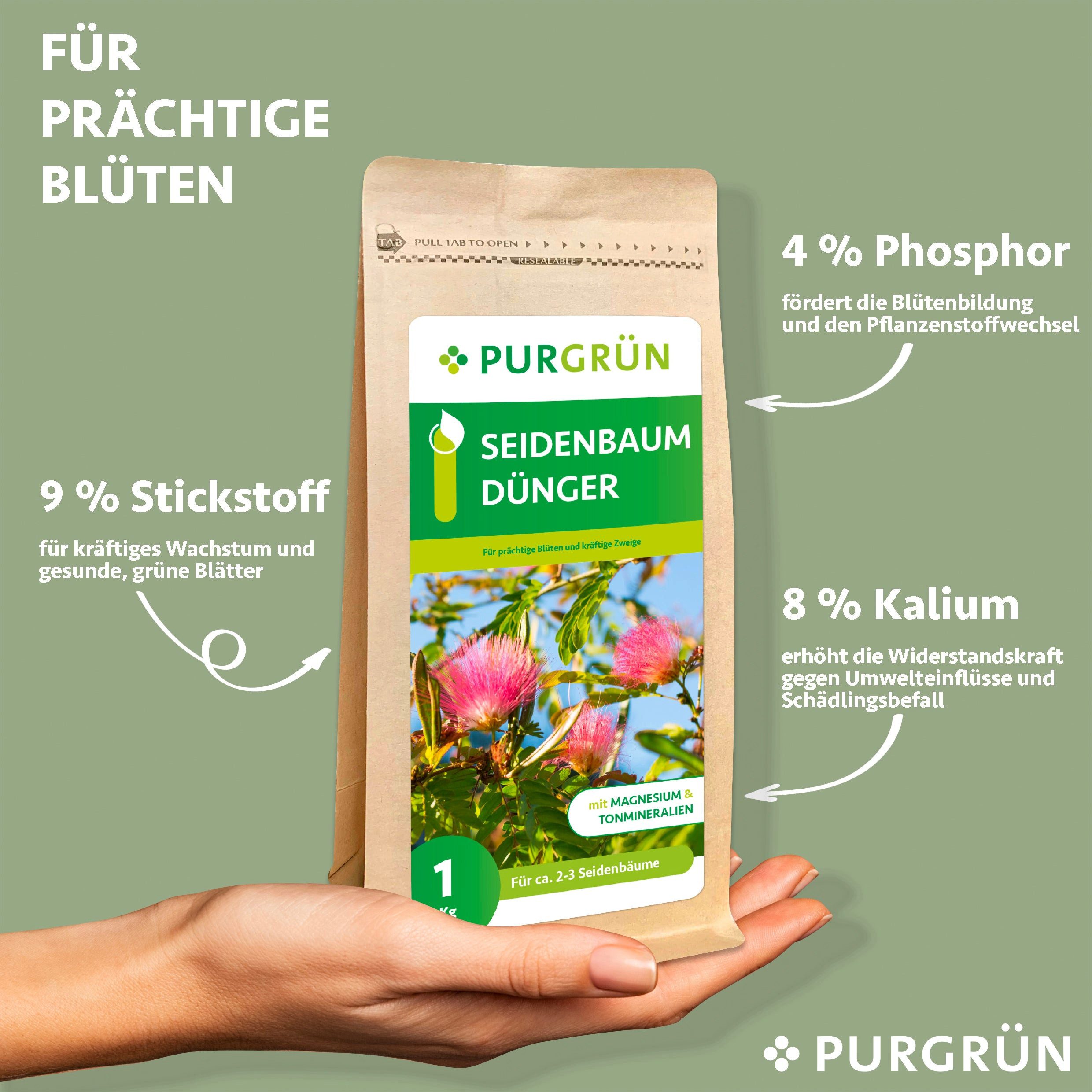 Purgrün Gartendünger Purgrün Seidenbaum Dünger mit günstig online kaufen