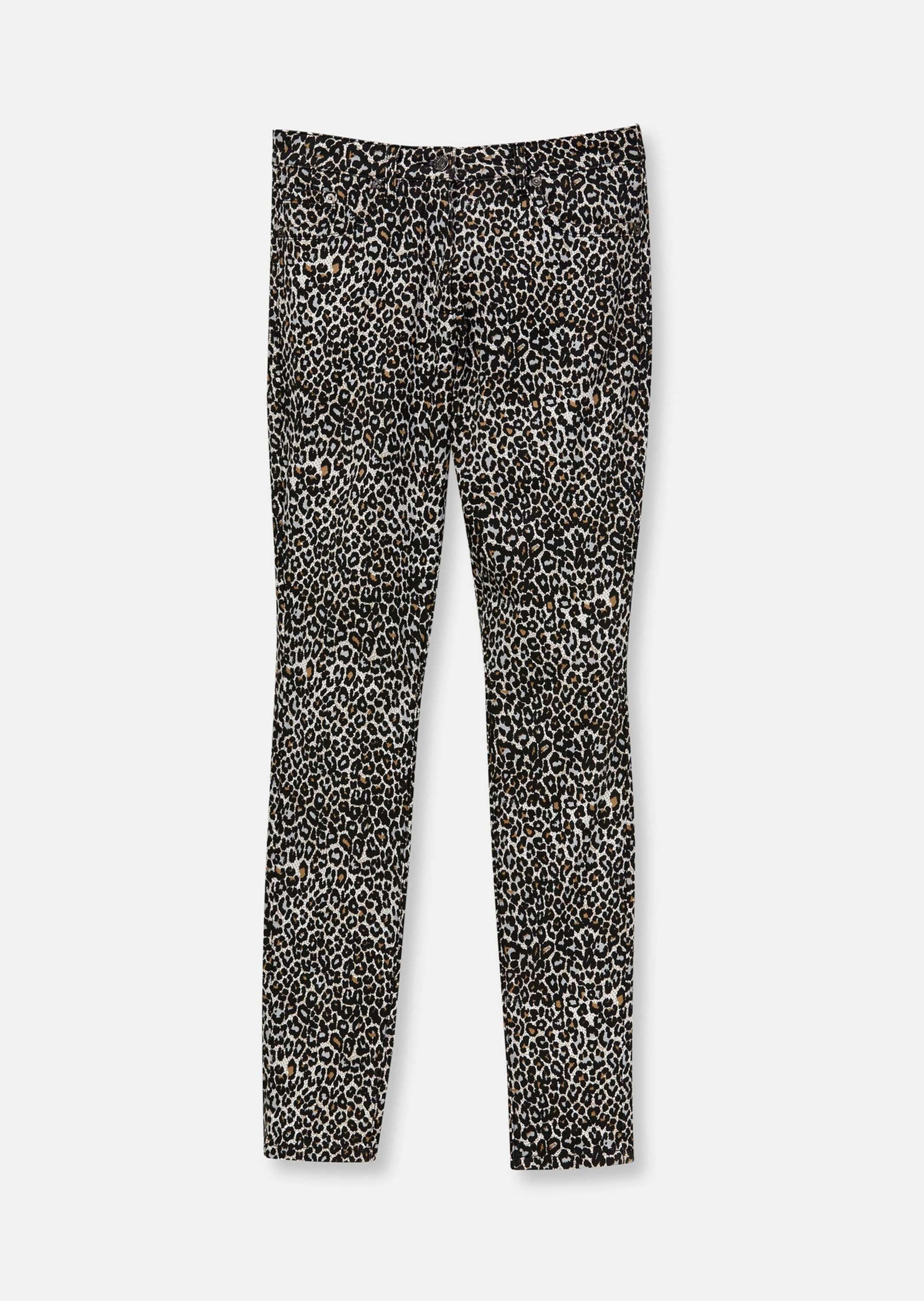 MADELEINE Gerade Jeans Jeans mit Leomuster