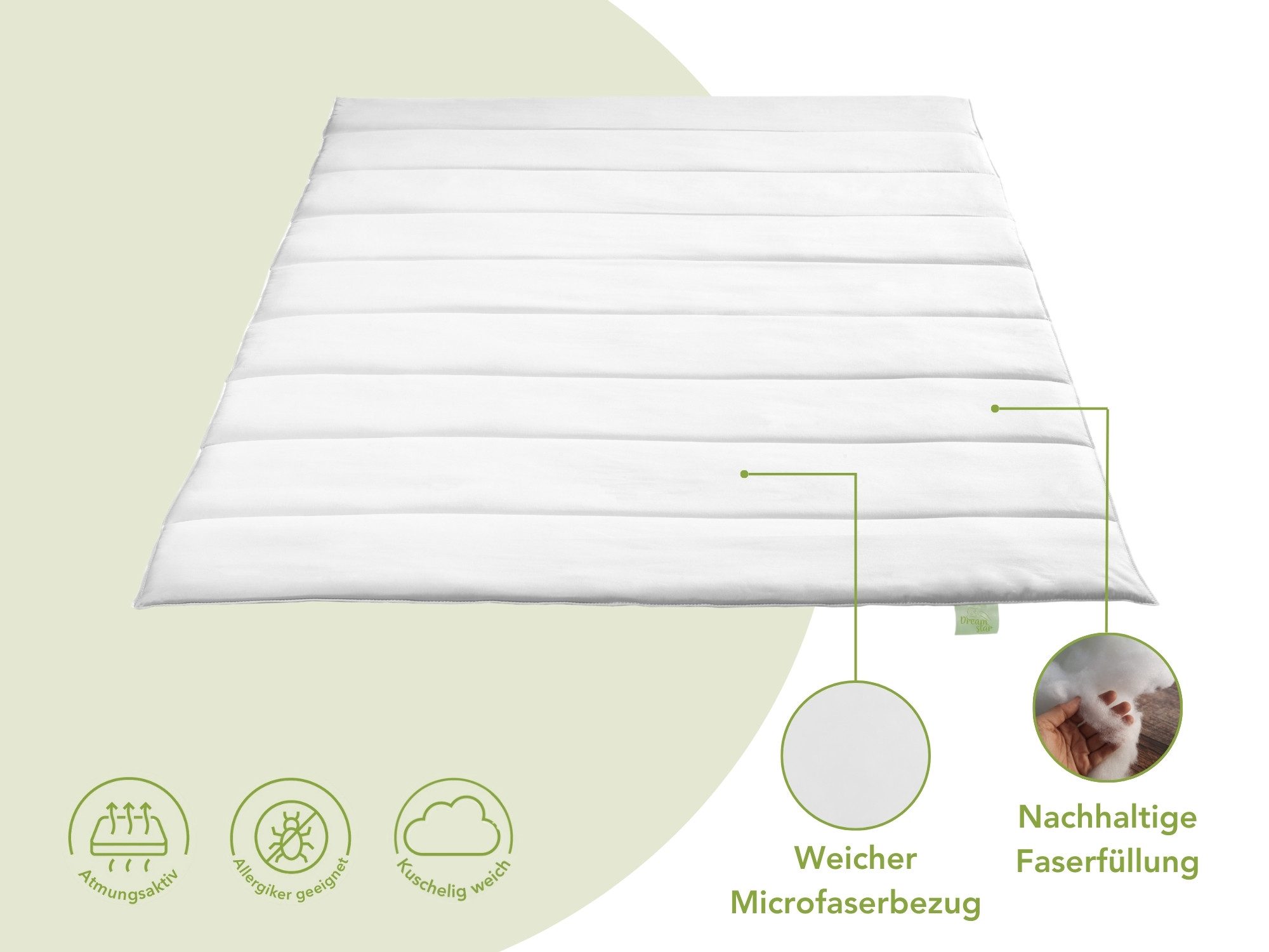 Dreamstar Microfaserbettdecke Eco, Bettdecken 2er-Set - 4-Jahreszeiten, Gan günstig online kaufen