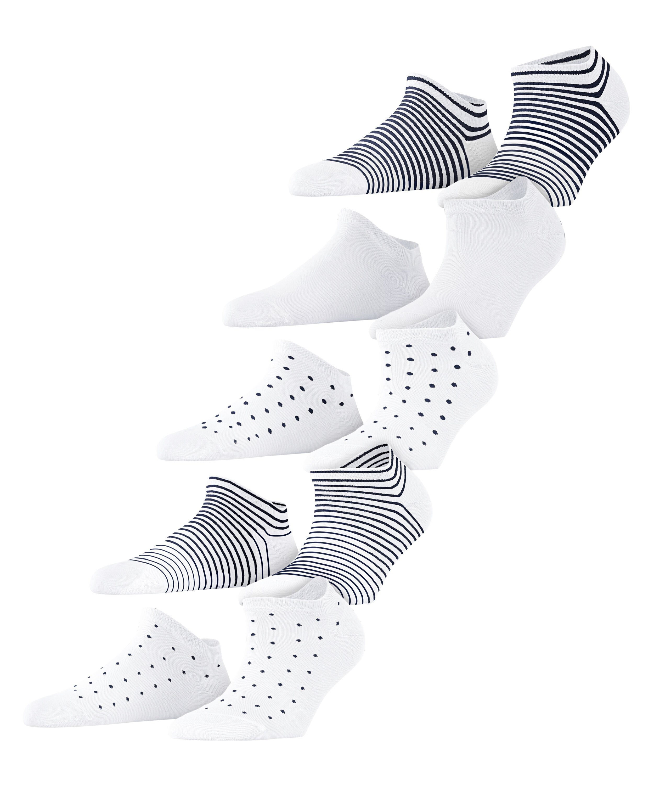 Esprit Sneakersocken Dots & Stripes 5-Pack