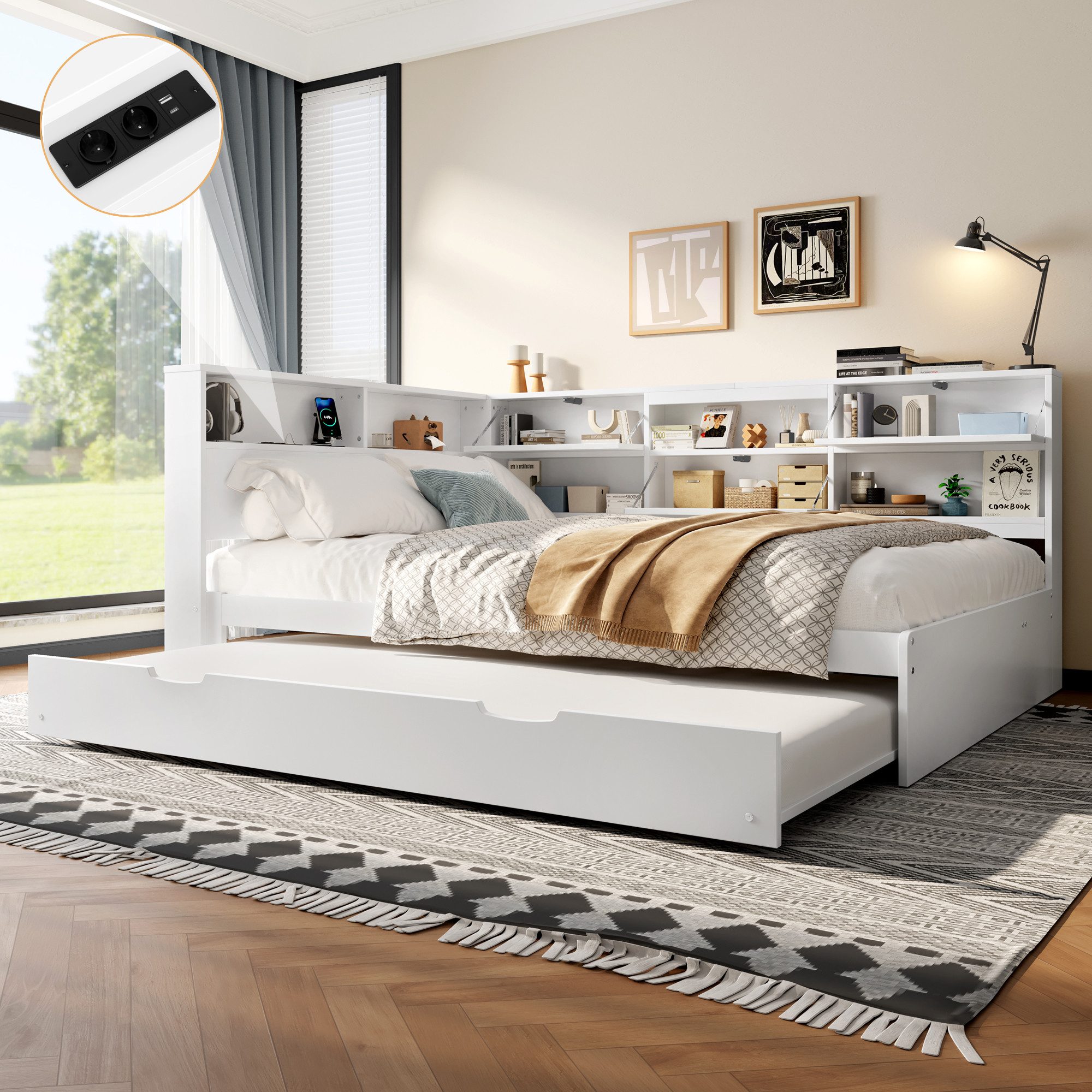 Merax Daybett Schlafsofa mit USB & günstig online kaufen