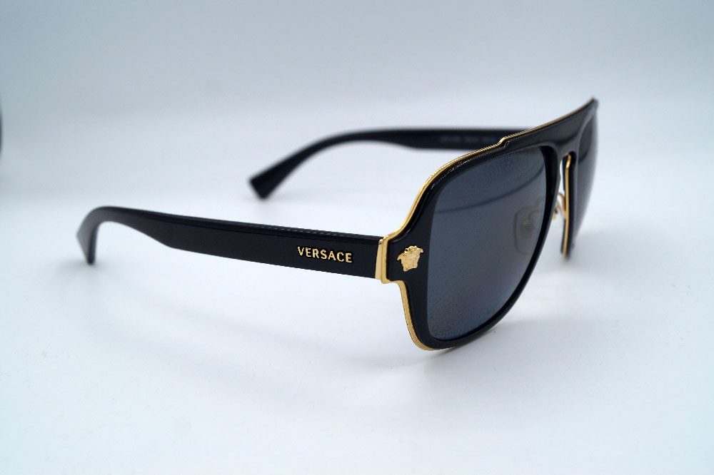 Versace Sonnenbrille VERSACE Sonnenbrille Sunglasses VE 2199 100281 Polarized