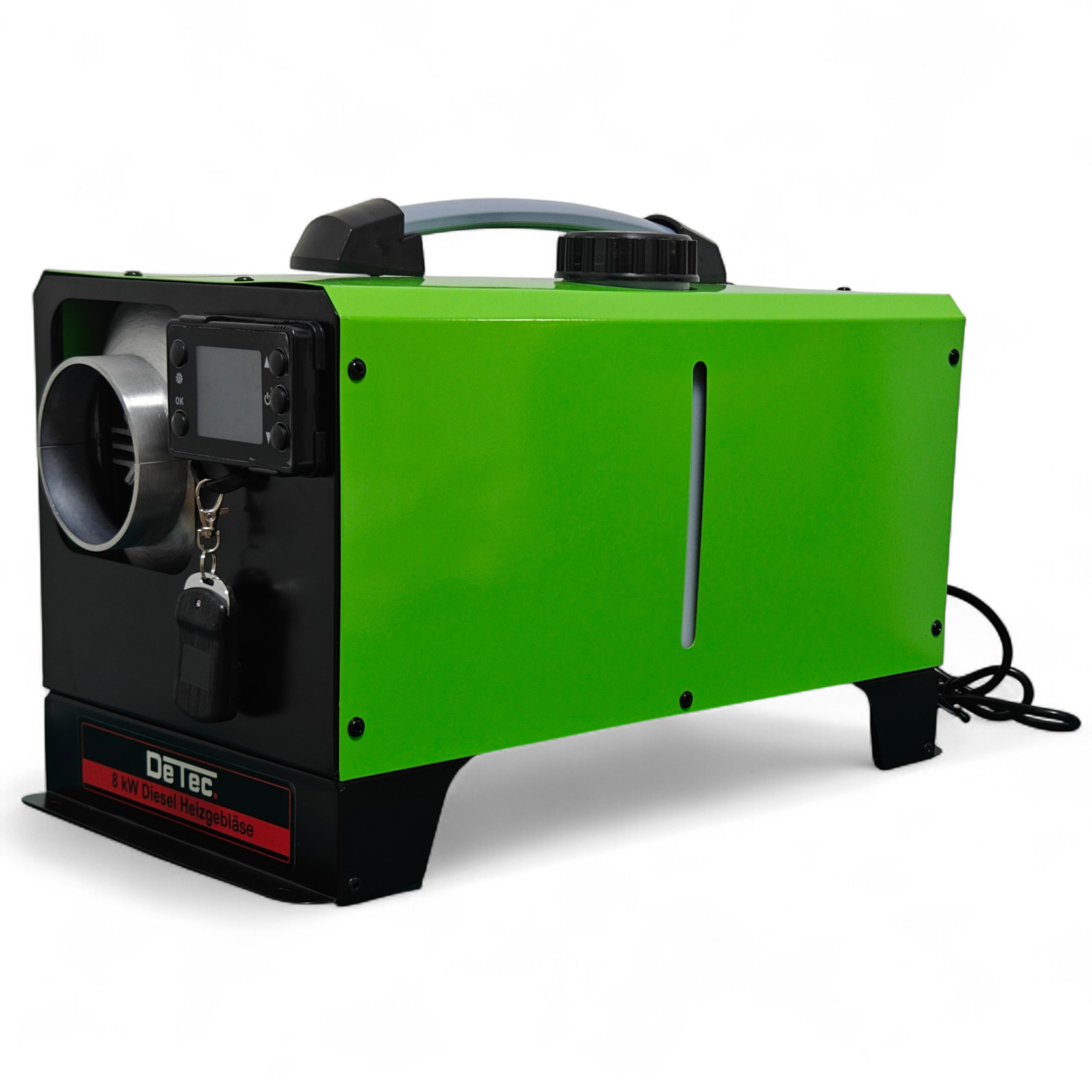 DeTec. Heizgerät DT-8Di indirekte Dieselkanone 8kW Grün 12V & 230V 5L Tank günstig online kaufen