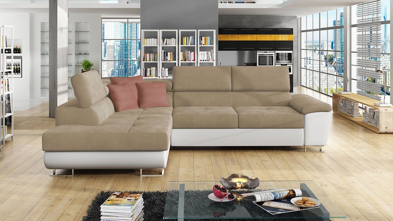 MIRJAN24 Ecksofa Cotere, mit Schlaffunktion und günstig online kaufen