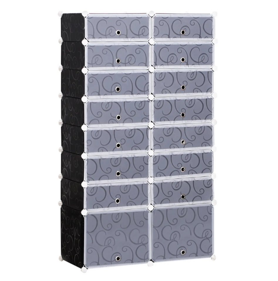 Thumbnail - XDeer Schuhbox Schuhboxen 16er Set Schuhkarton stapelbar, Schuhorganizer, Schuhaufbewahrung Aufbewahrungsboxen Regalsyst...