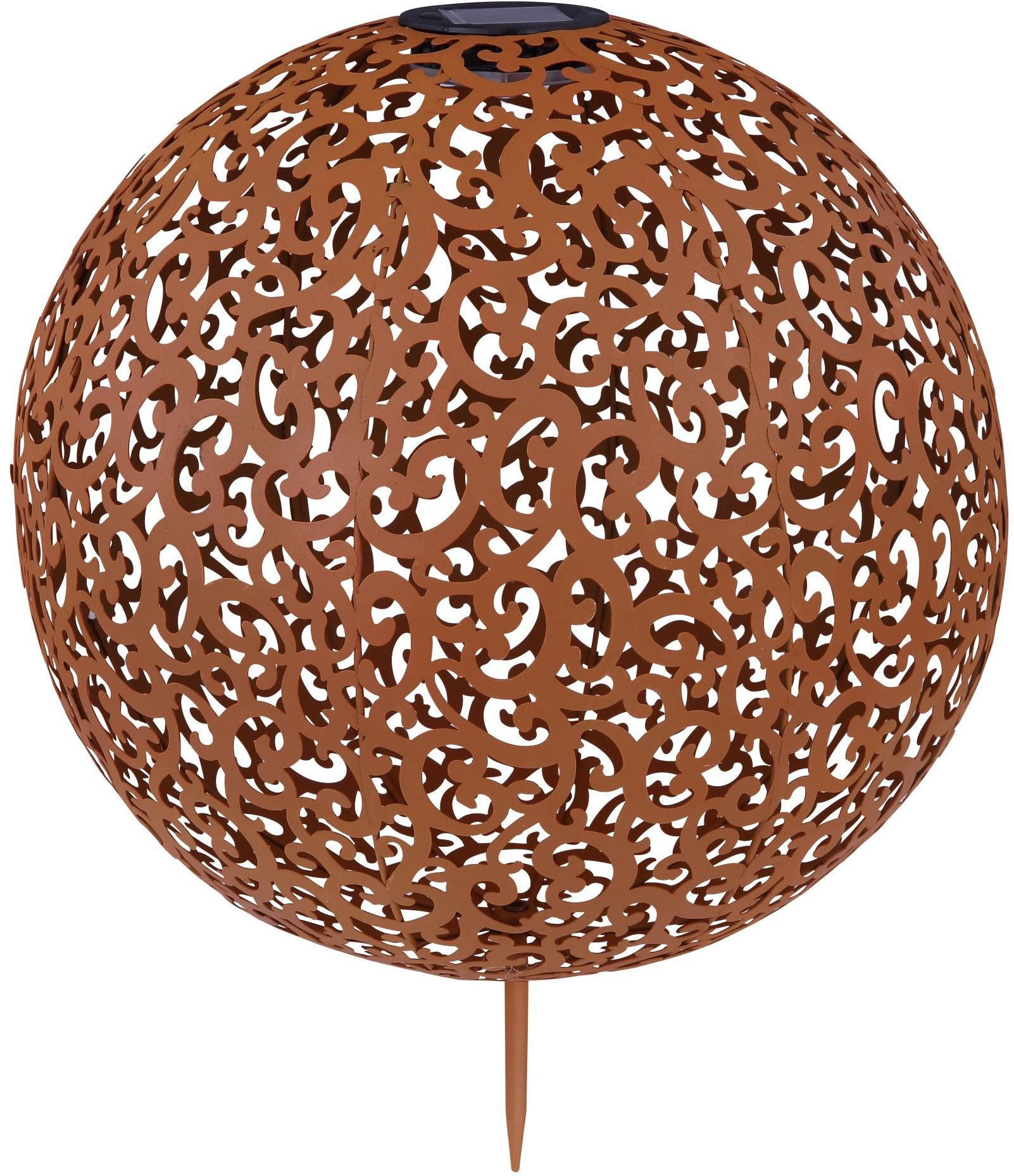 GLOBO LIGHTING LED Solarleuchte SOLAR, LED fest integriert, Warmweiß, Solar günstig online kaufen