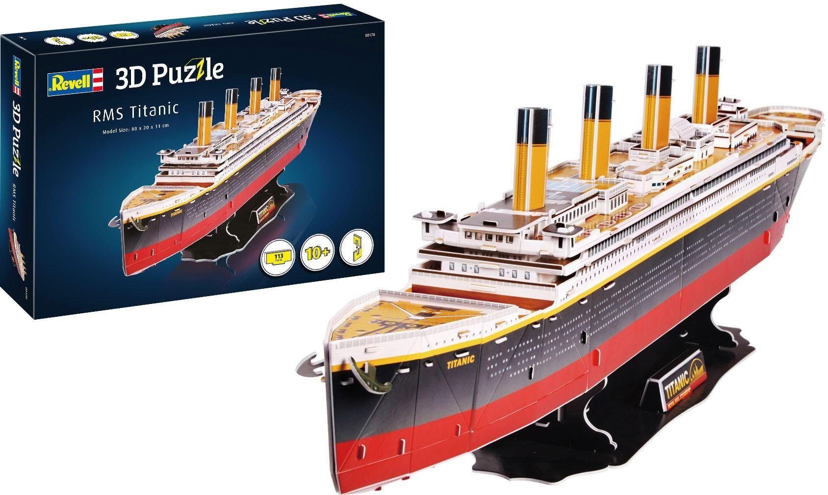 Revell® 3D-Puzzle RMS Titanic, 113 Puzzleteile günstig online kaufen