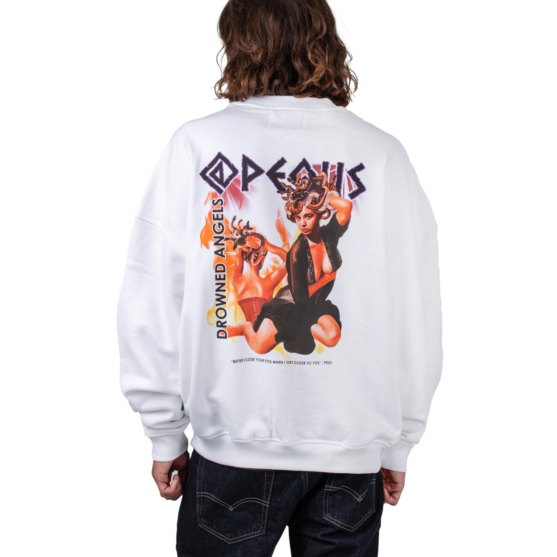 PEQUS Sweatshirt Pequs Drowned Angels Graphic Sweater