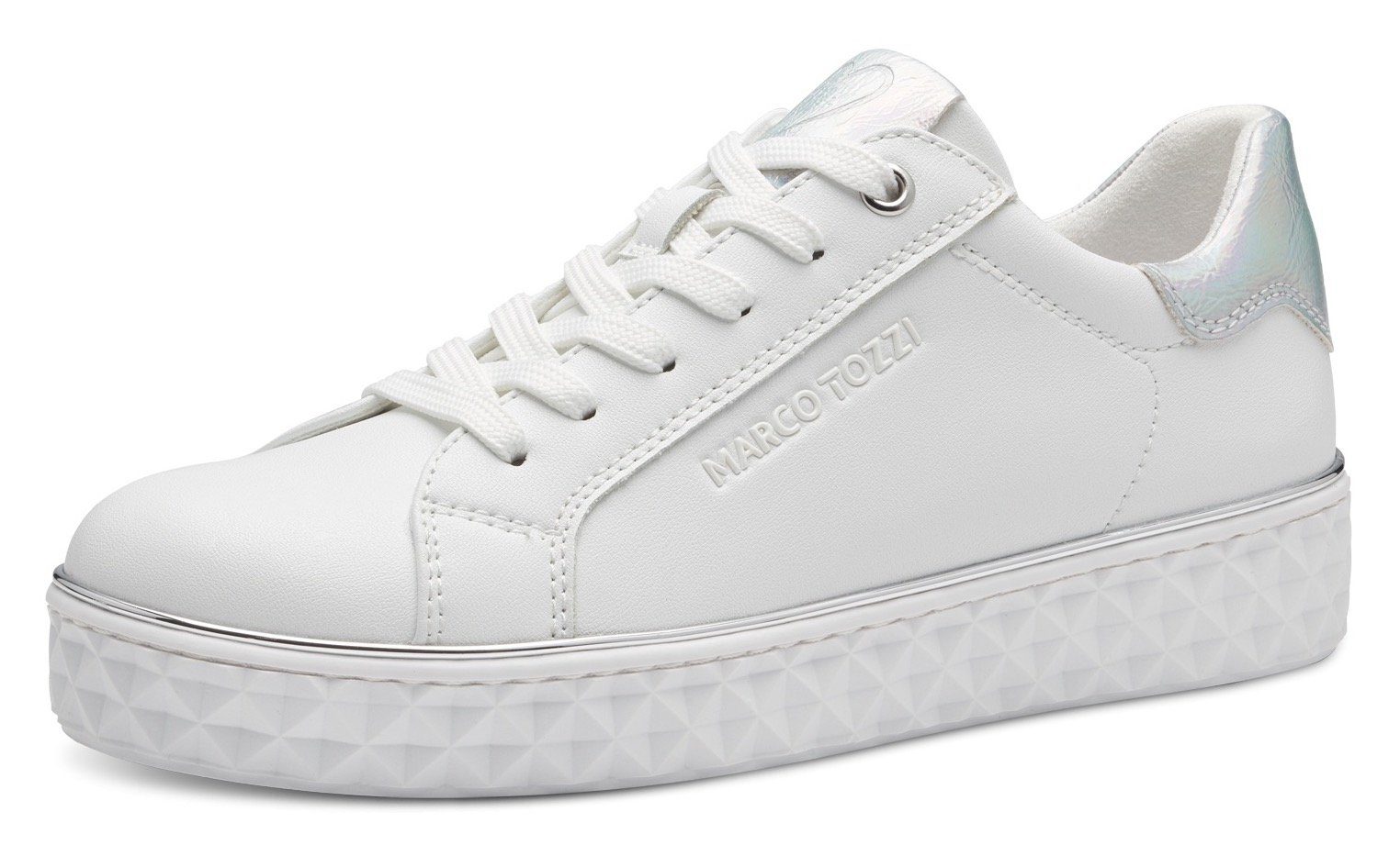 MARCO TOZZI Plateausneaker mit tollen Metallic-Details, günstig online kaufen