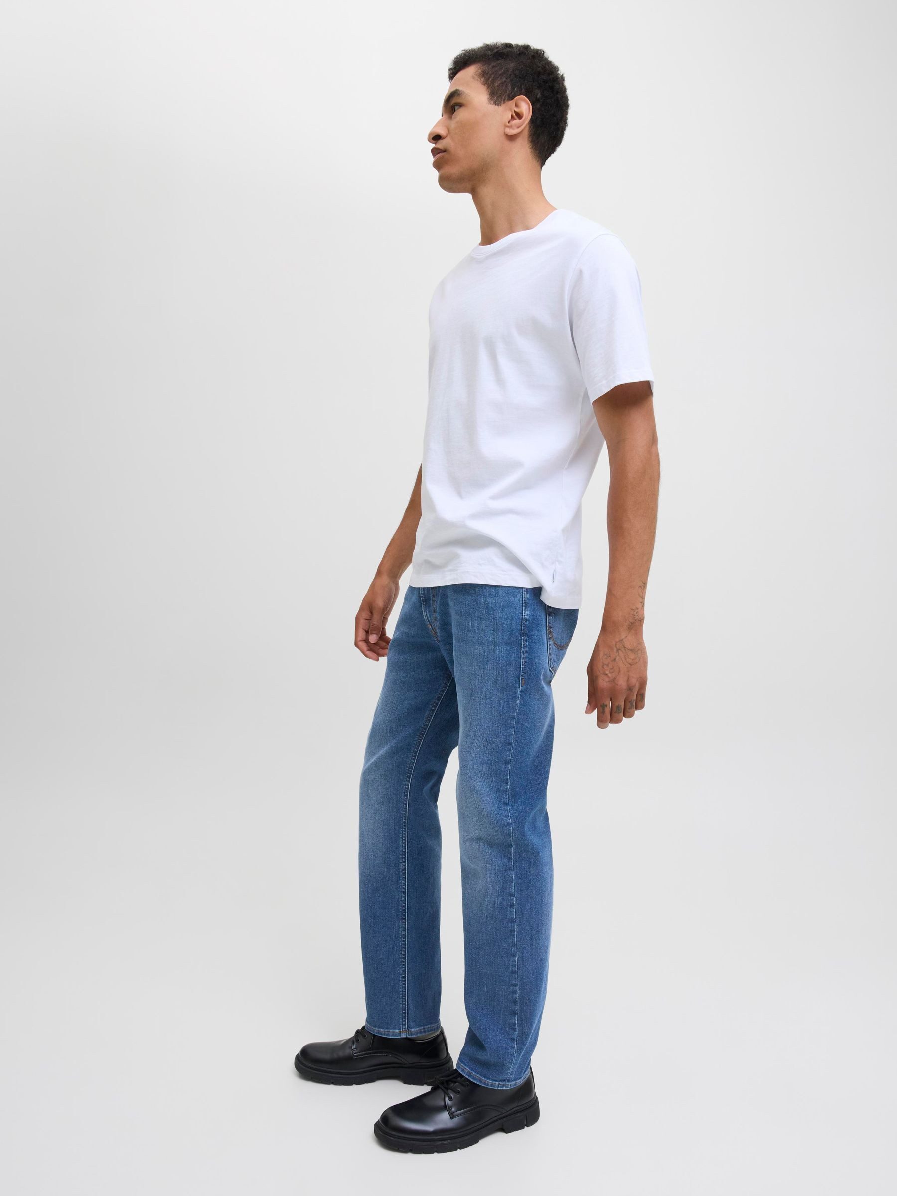 Jack & Jones Straight-Jeans JJICLARK JJORIGINAL SQ 2 Baumwollmischung, straight fit