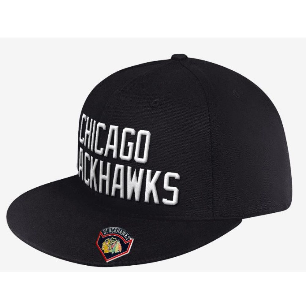 Chicago Blackhawks Baseball Cap Chicago Blackhawks Starter Black Ice Cap