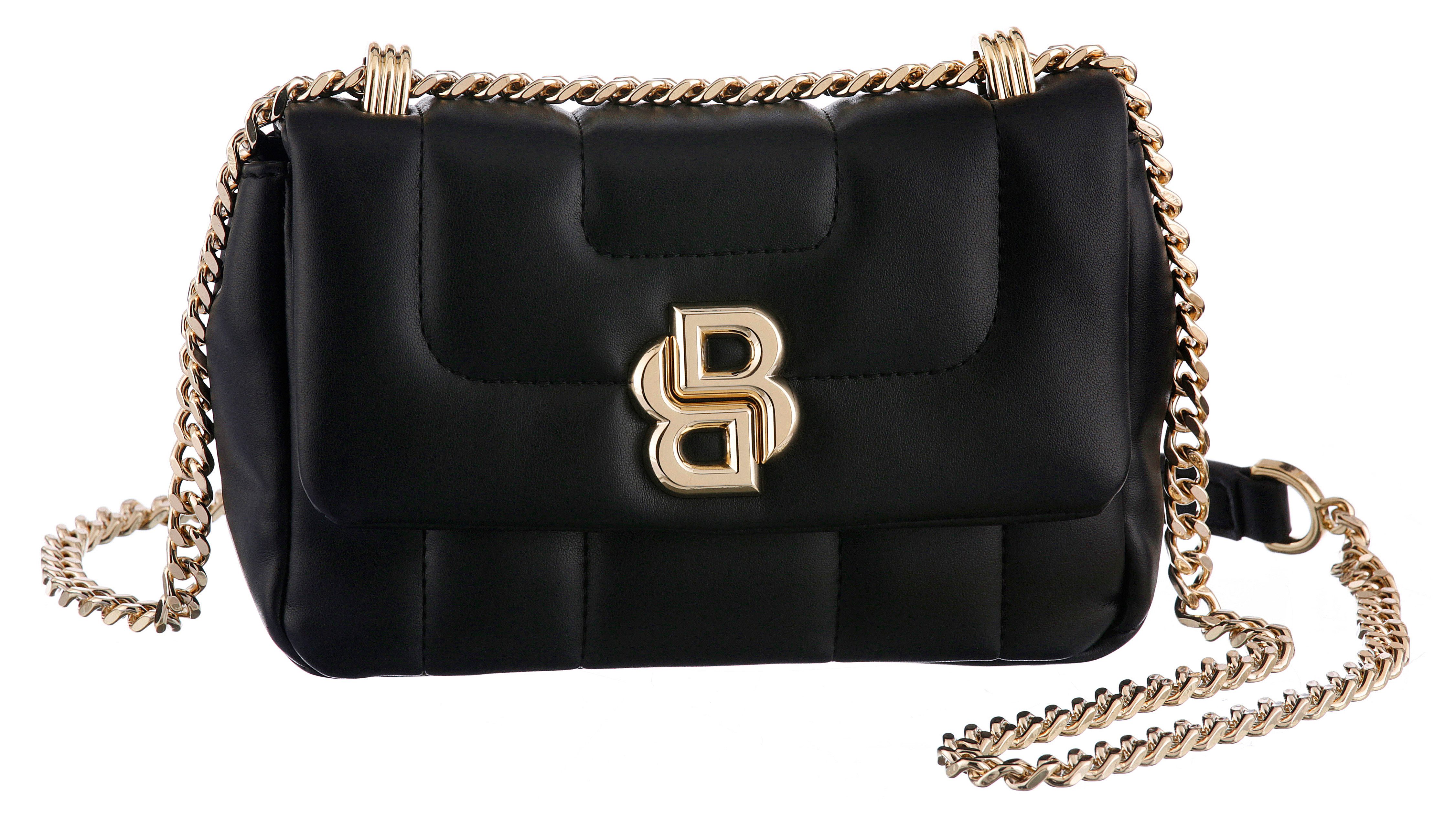 BOSS Schultertasche Black B_ICON S Sh. Bag, Umhängetasche Handtasche Damen Kettentasche