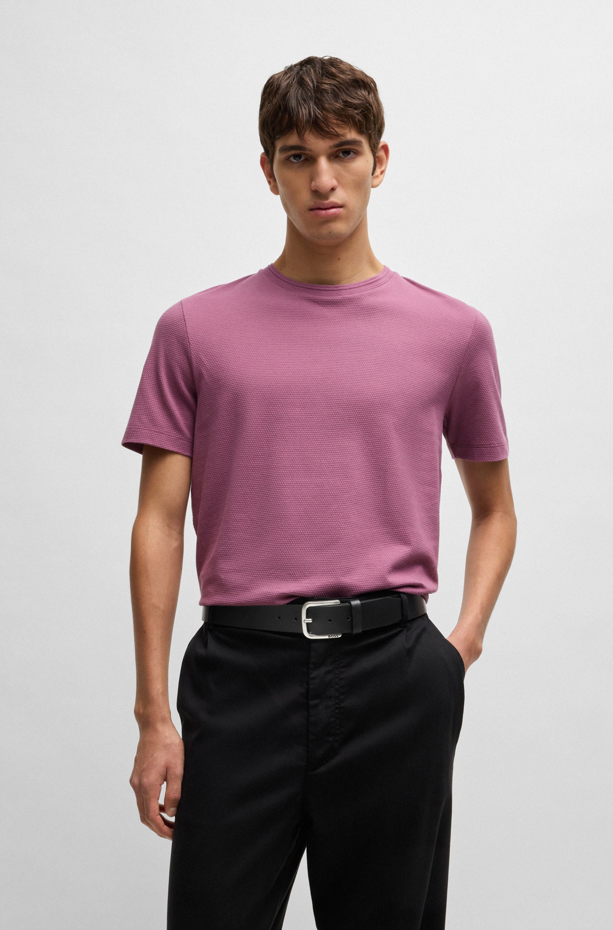 BOSS Ledergürtel Janni Sz40 mit Prägung auf der Schließe günstig online kaufen