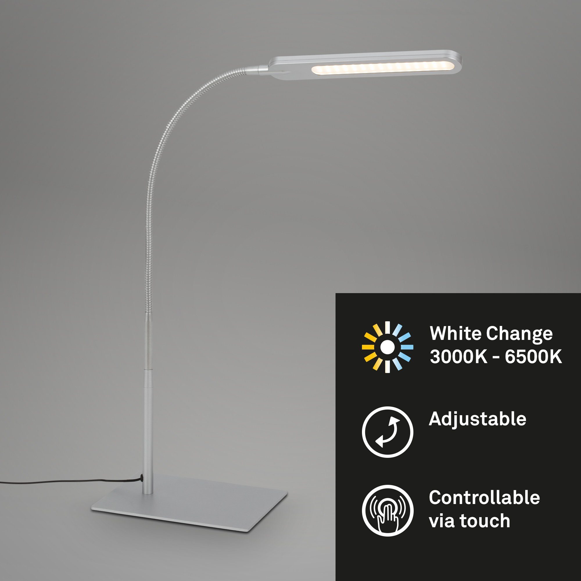 Briloner Leuchten LED Tischleuchte 7389-014, dimmbar, günstig online kaufen
