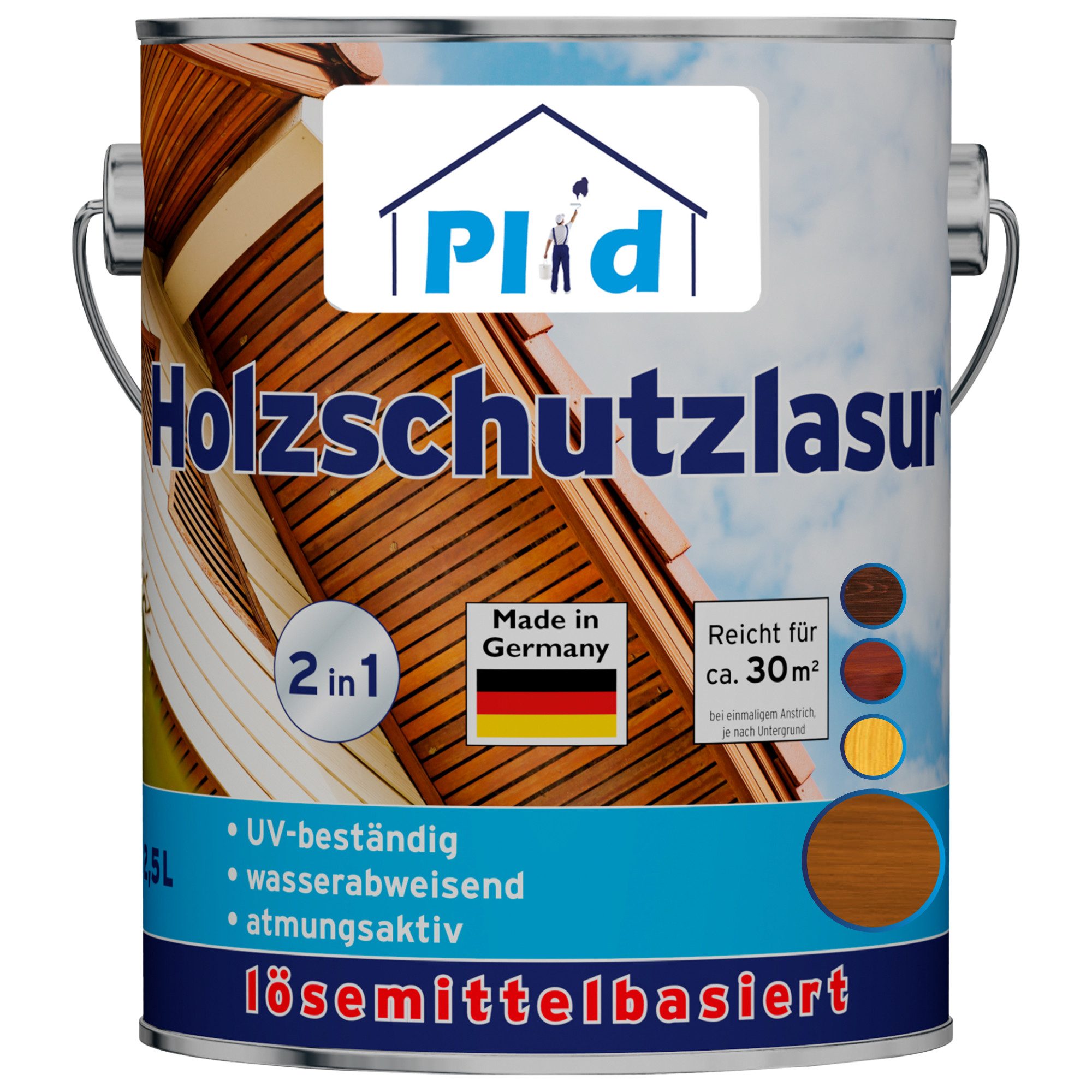 plid Holzschutzlasur Holzschutzlasur Holzlasur Holzschutz Holzgrundierung Holzschutzgel, Schnelltrocknend