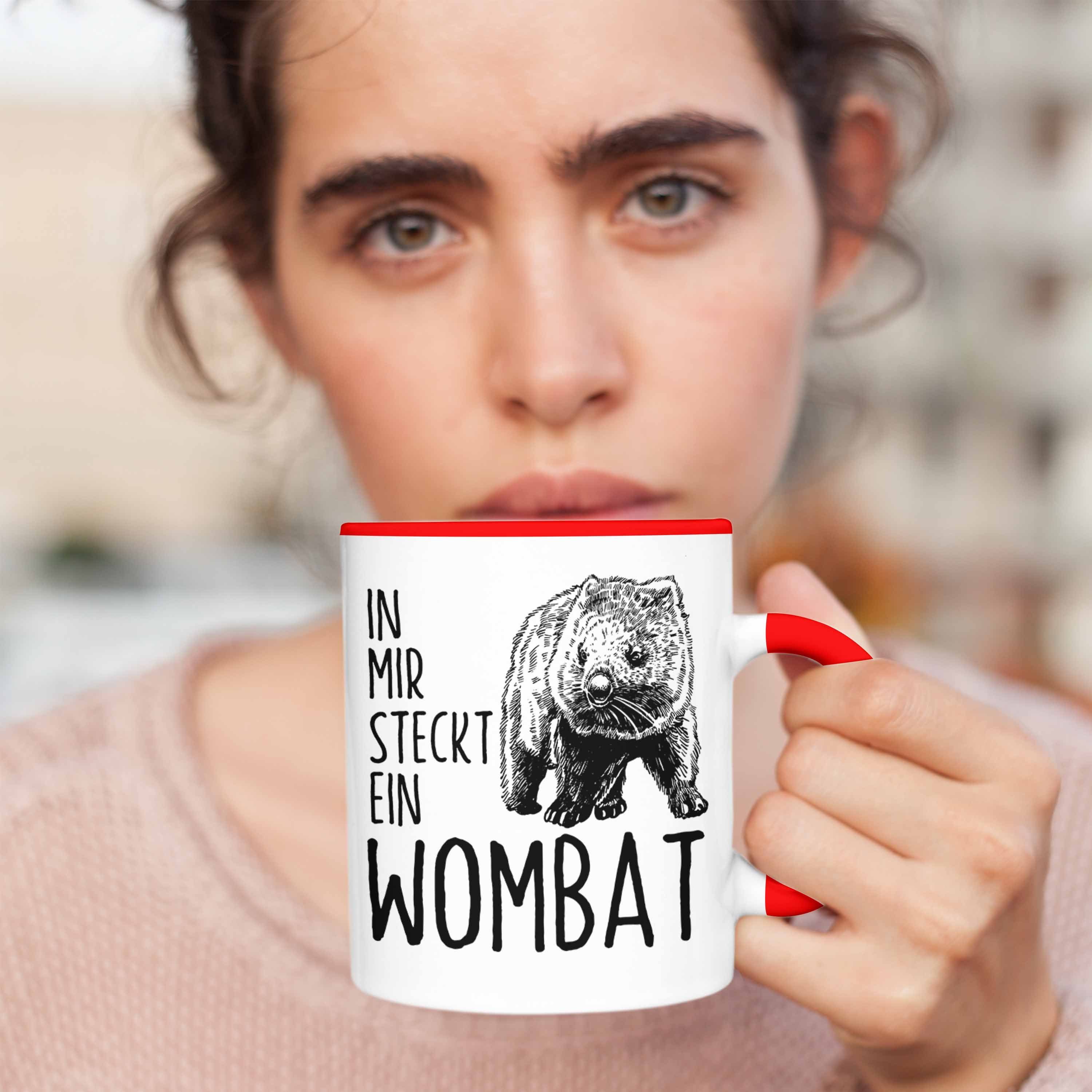 Ein für Mir Geschenk Rot Trendation Steckt Tasse Wombat Tasse In Liebhaber Wombat Wombat