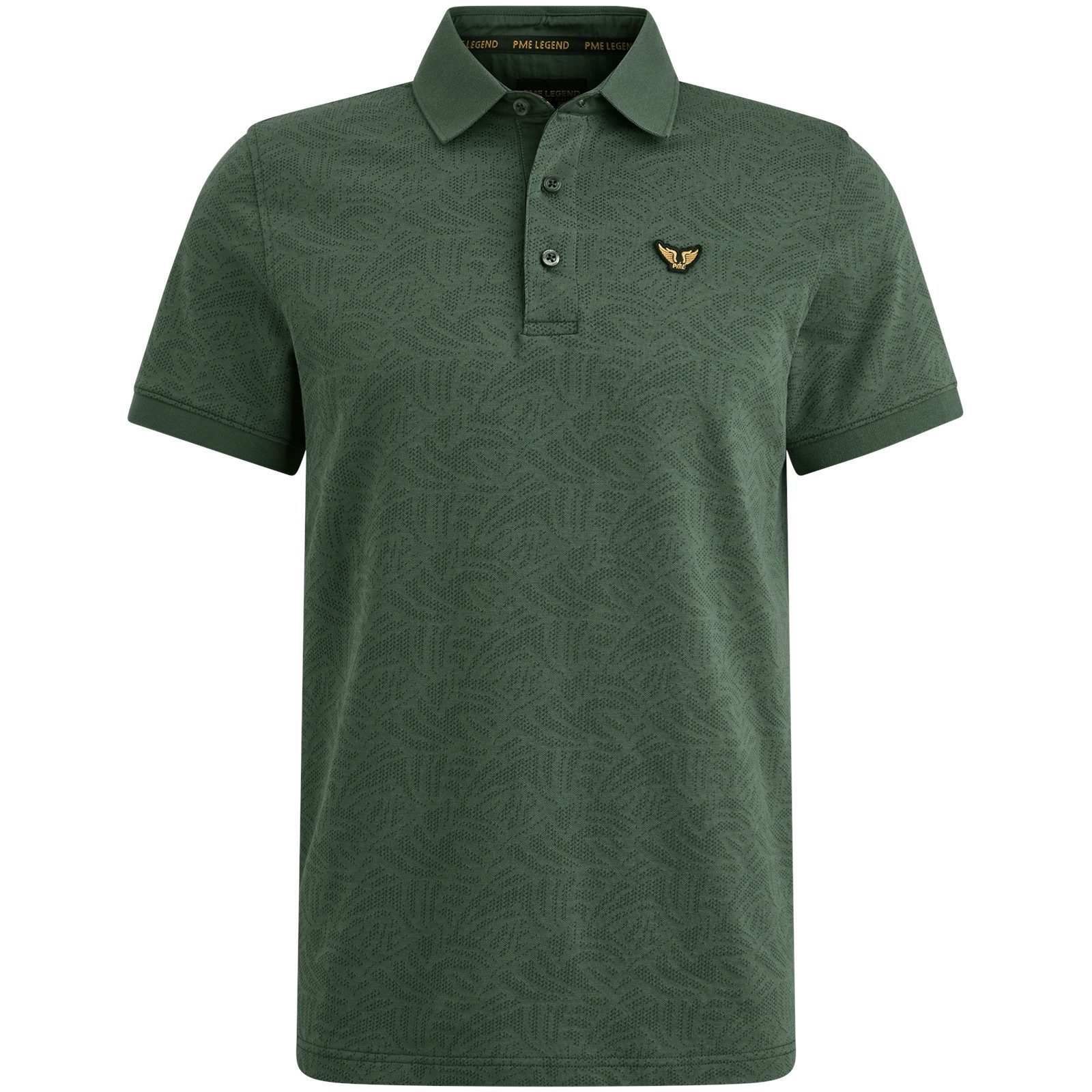 Poloshirt Short sleeve polo Jacquard jersey