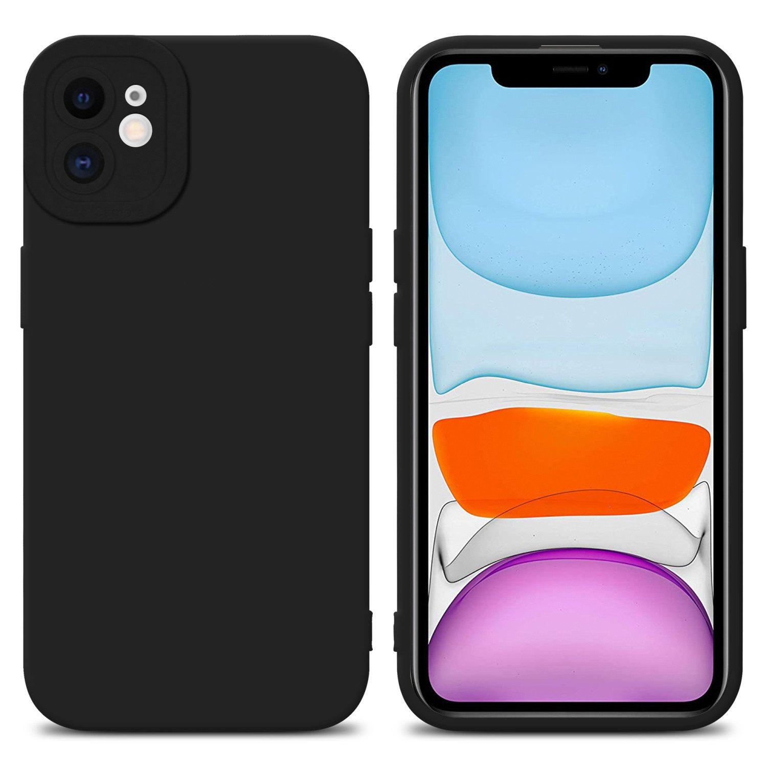 Cadorabo Handyhülle für iPhone 11 Hülle Apple iPhone 11, Hülle Schutzhülle TPU Silikon Case Cover
