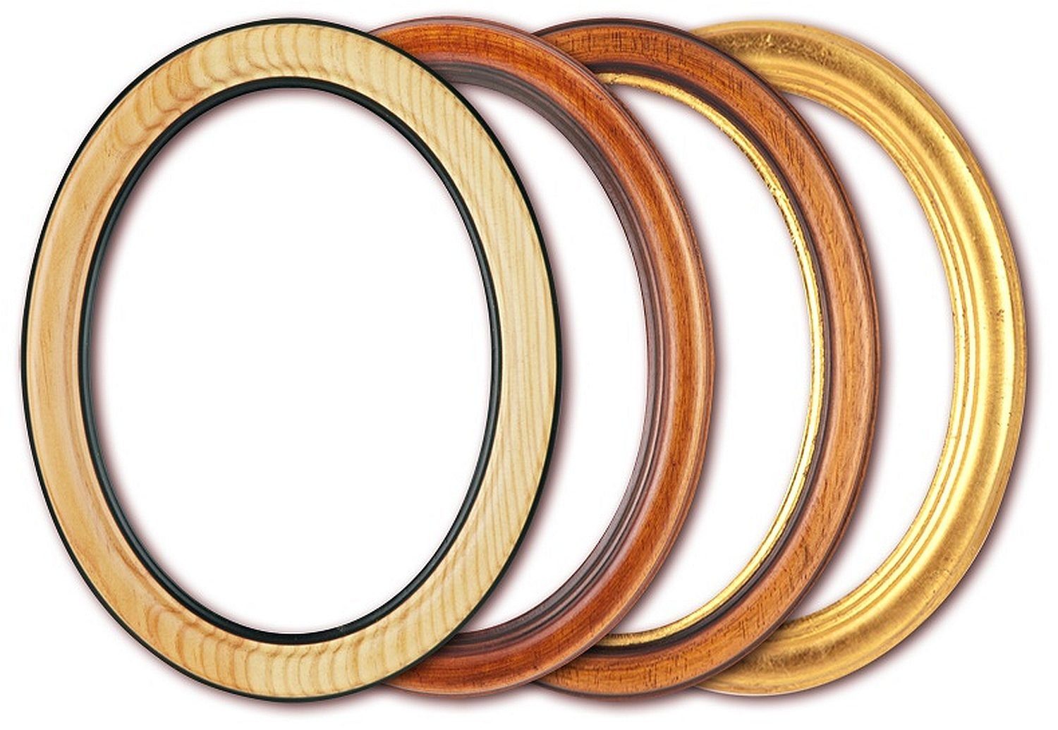 Bilderrahmen Neumann Einzelrahmen Ovalrahmen 9 x 13 cm bis 50 x 70 cm, mit Glas und Rückwand