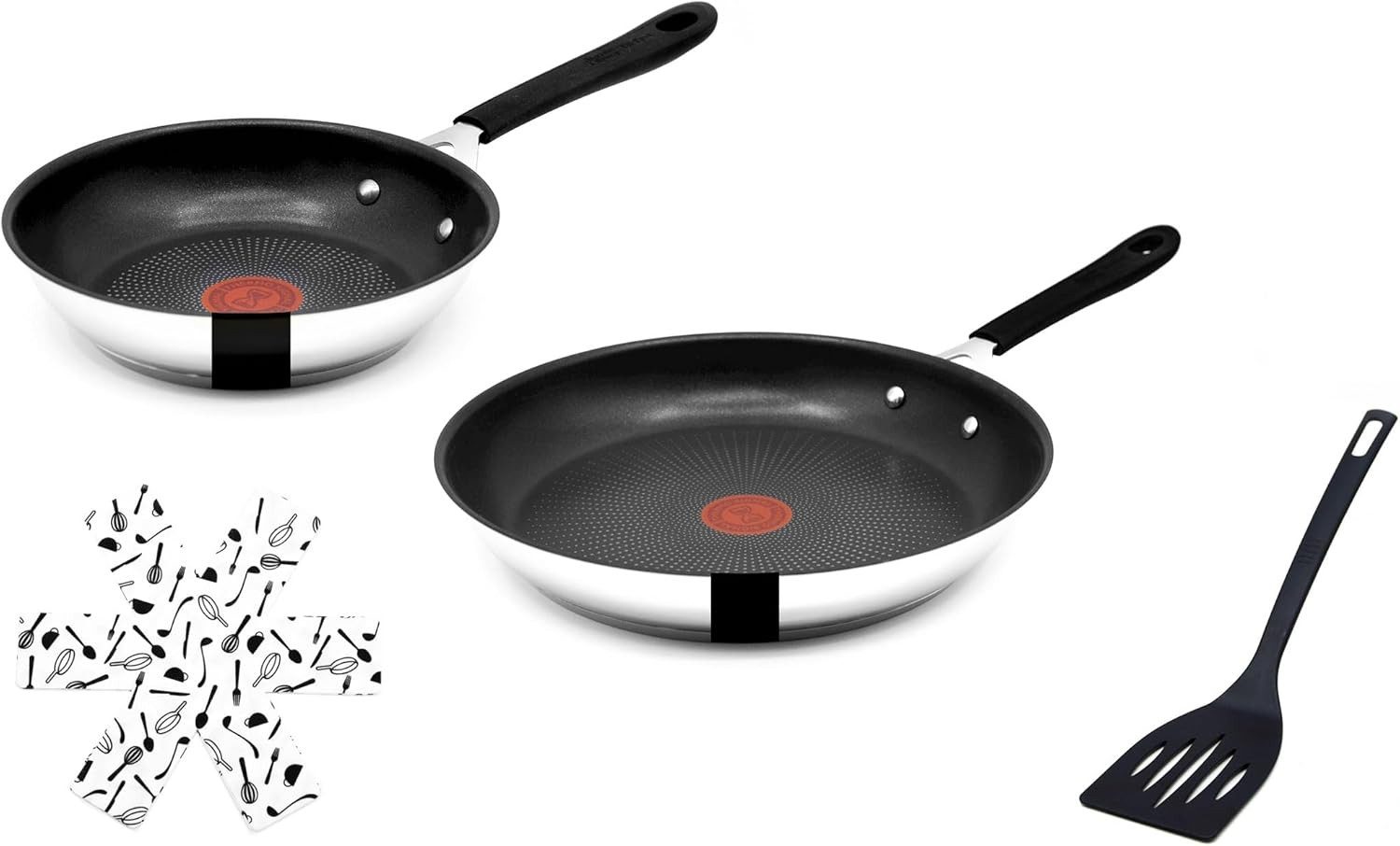 Pfannen-Set Jamie Oliver E76 Pfannenset 20cm + 26cm + Wender & schoner