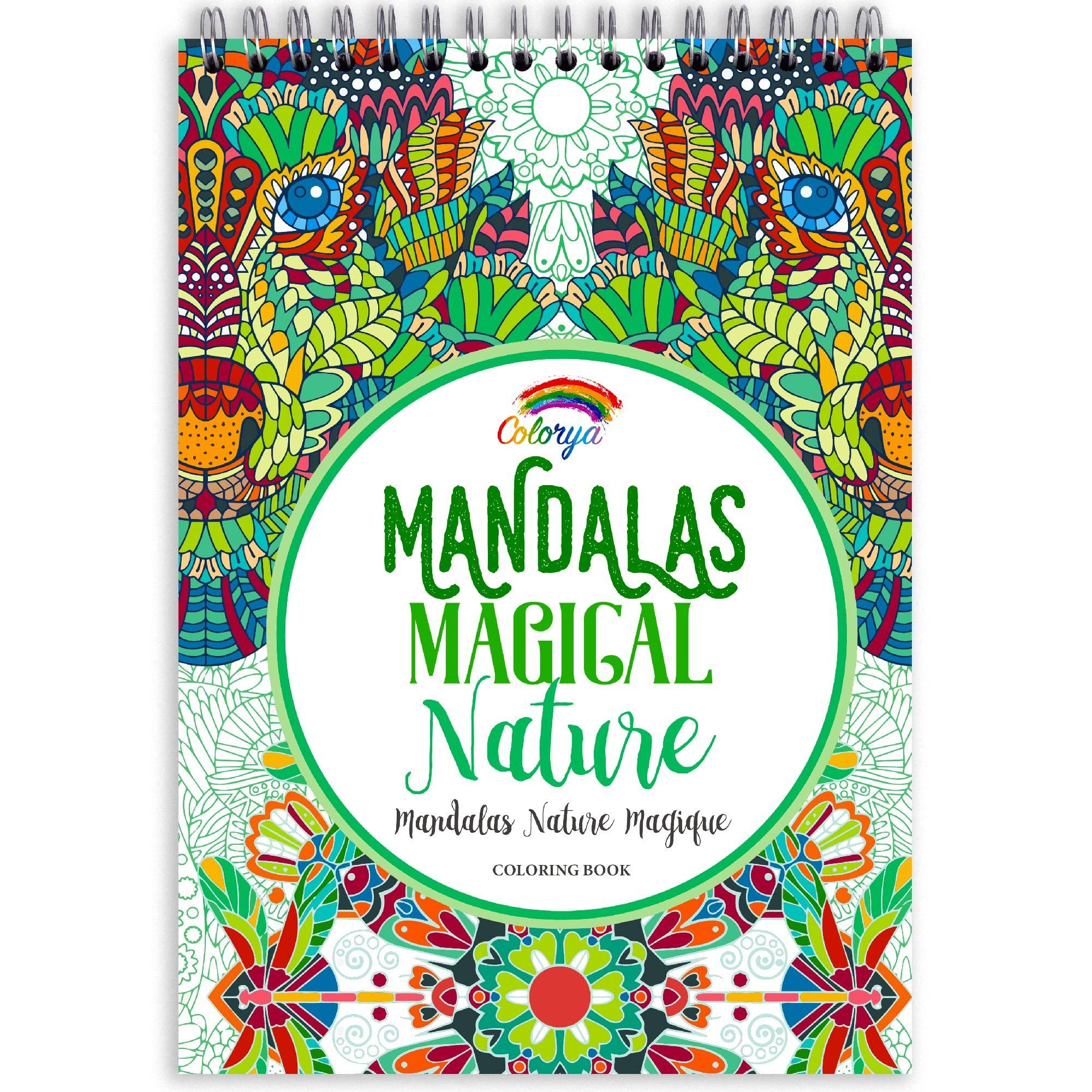 Colorya Розфарбуй за номерами Mandalas Malbuch von Colorya