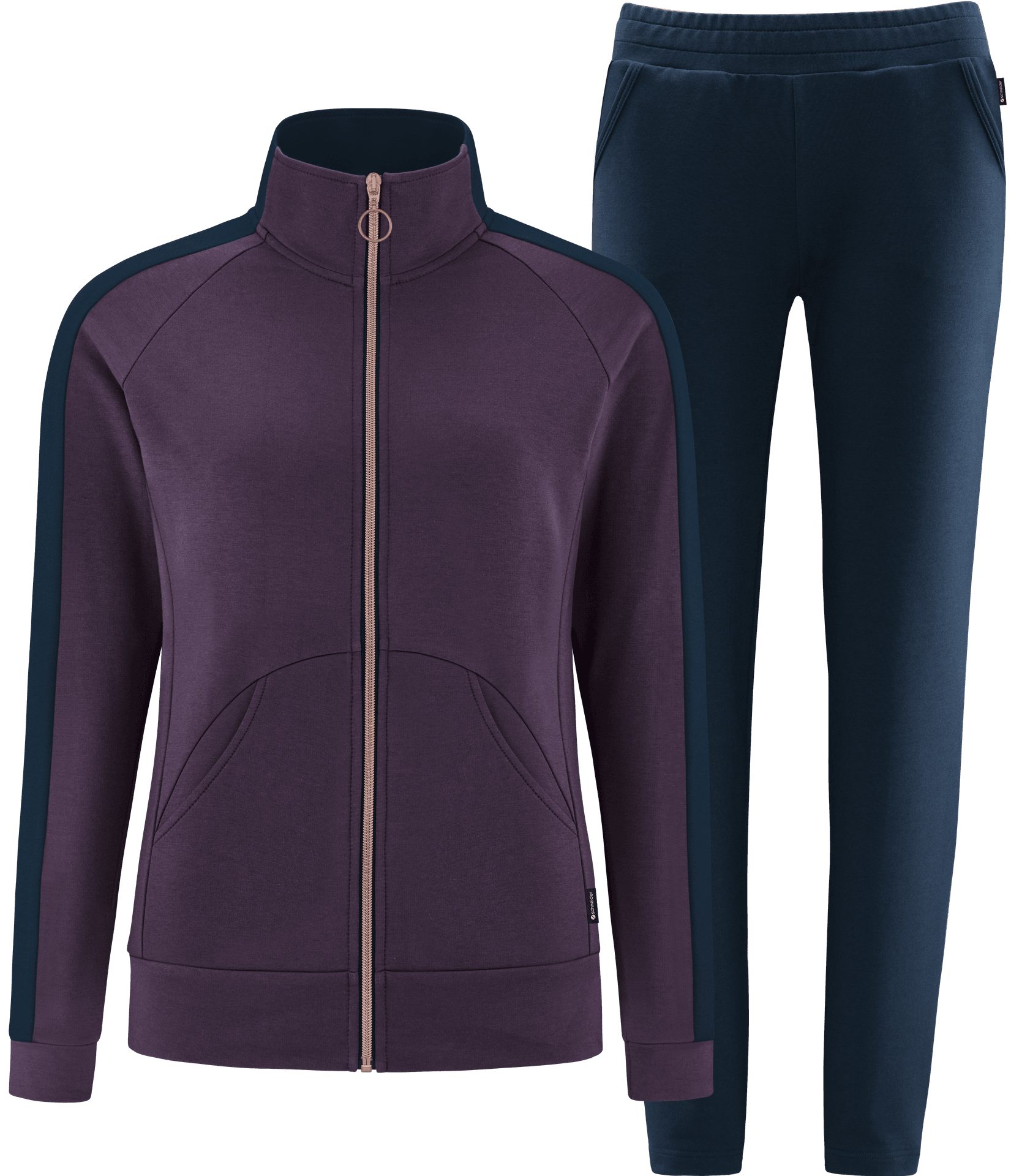 SCHNEIDER Sportswear Sportanzug BRIDGETW-ANZUG SHADOWPURPLE/BLAU