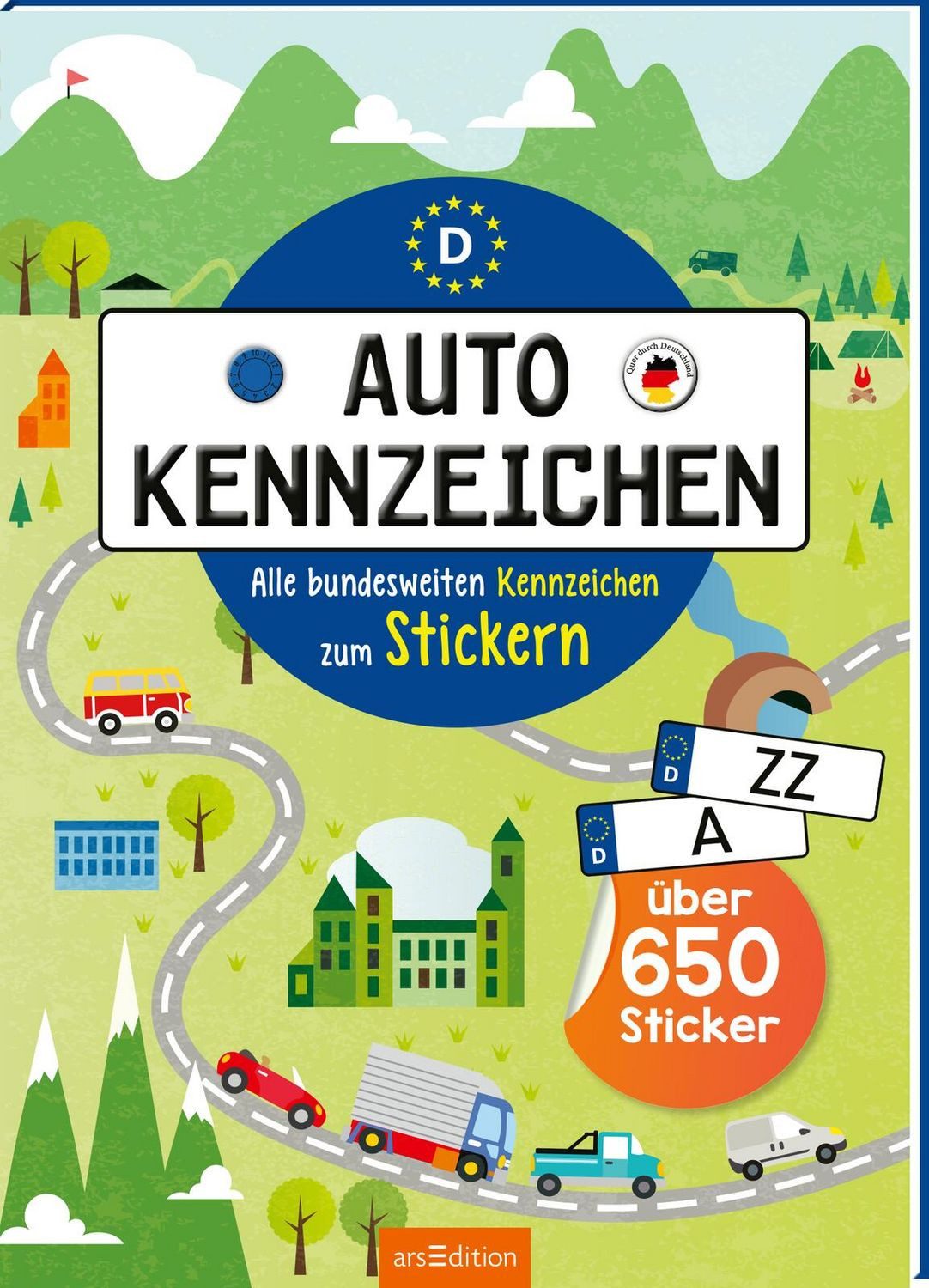 Autokennzeichen – Alle bundesweiten Kennzeichen zum Stickern / Annette Maas