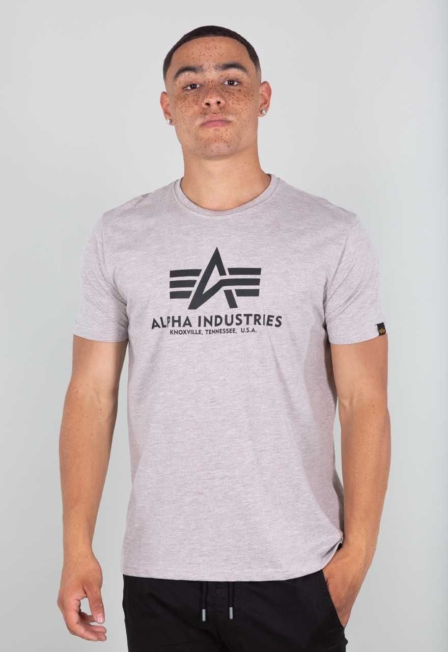 Alpha Industries T-Shirt hazel melange