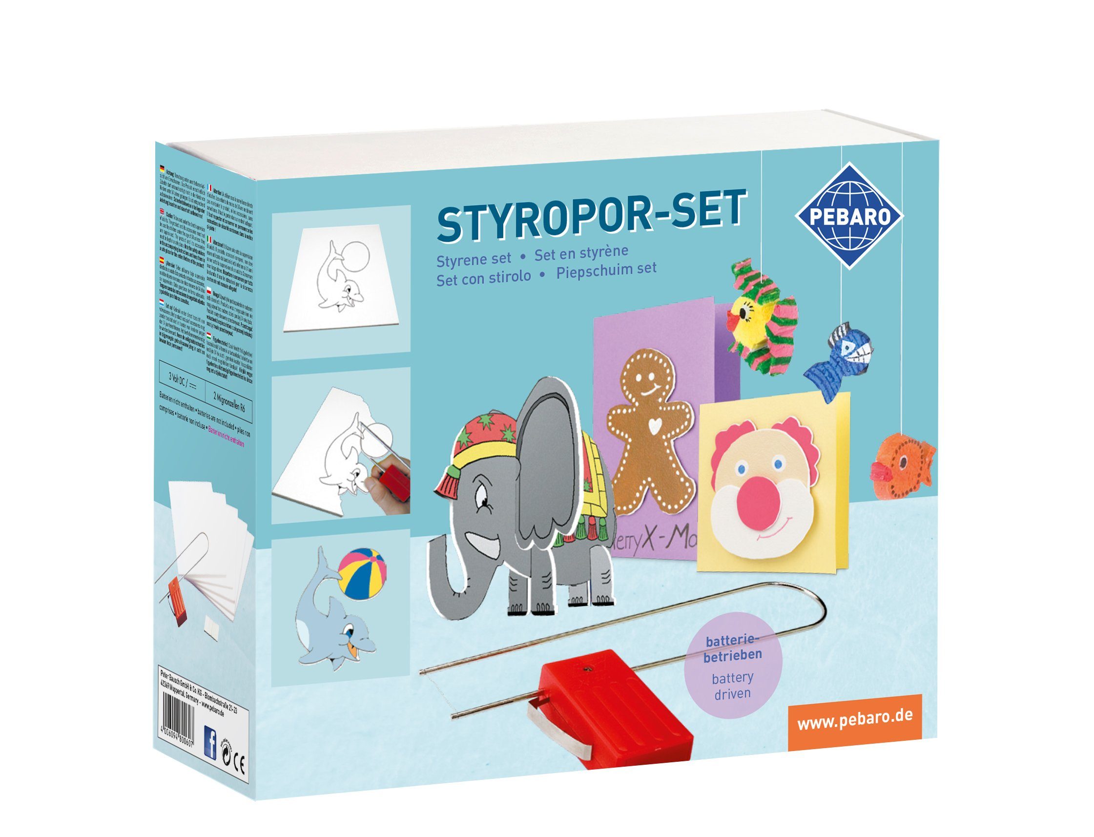 Pebaro Kreativset Styroporschneide-Set, 800