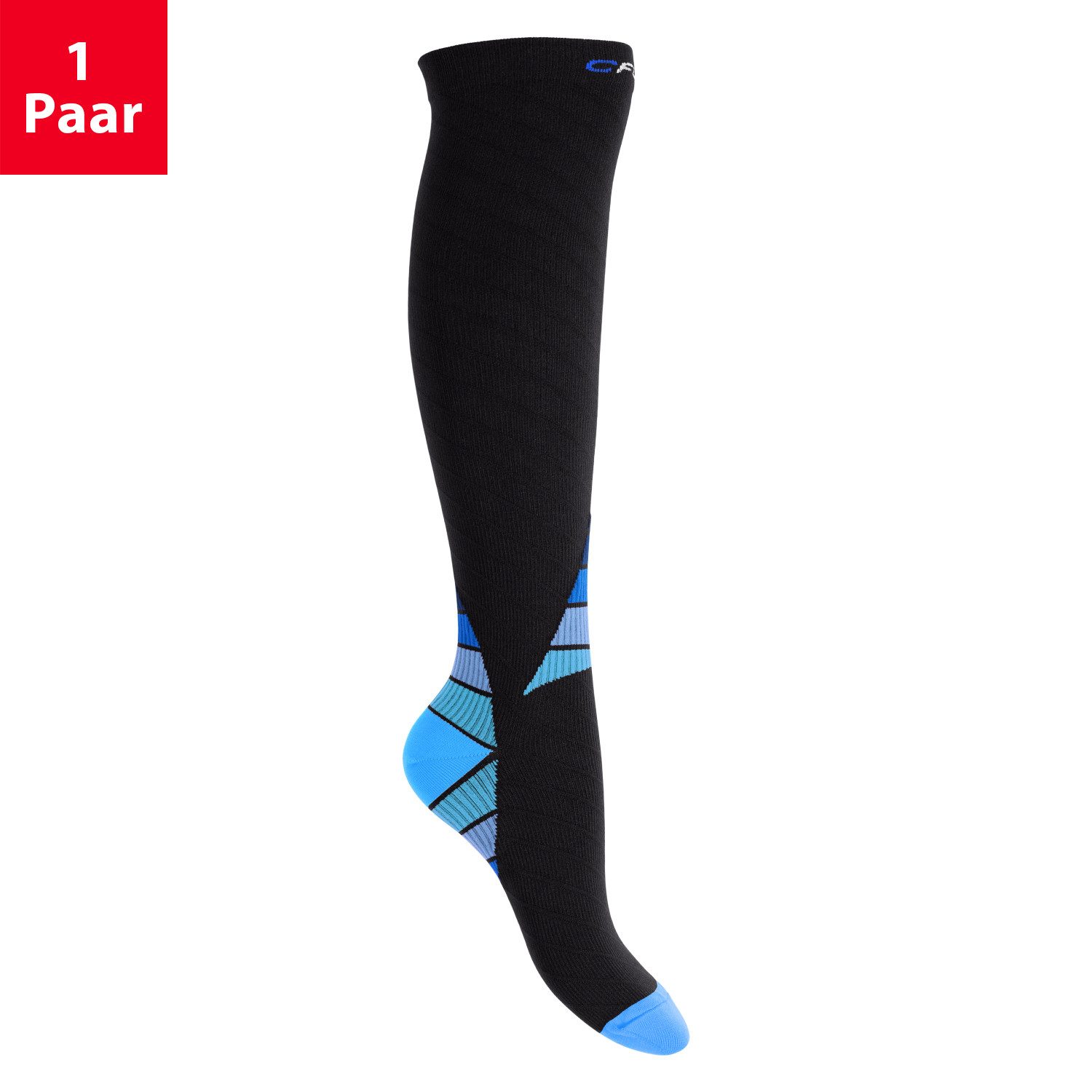 CFLEX Kompressionsstrümpfe Sport Strümpfe Damen/Herren (1/2 Paar) Kompressions Kniestrümpfe