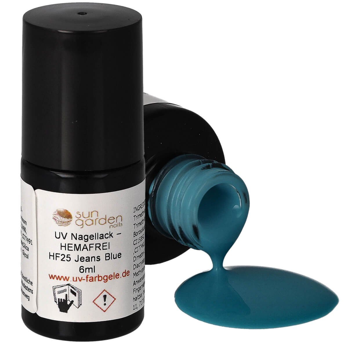 Sun Garden Nails Nagellack HF25 Jeans Blue - UV Nagellack 6ml – HEMAFREI günstig online kaufen