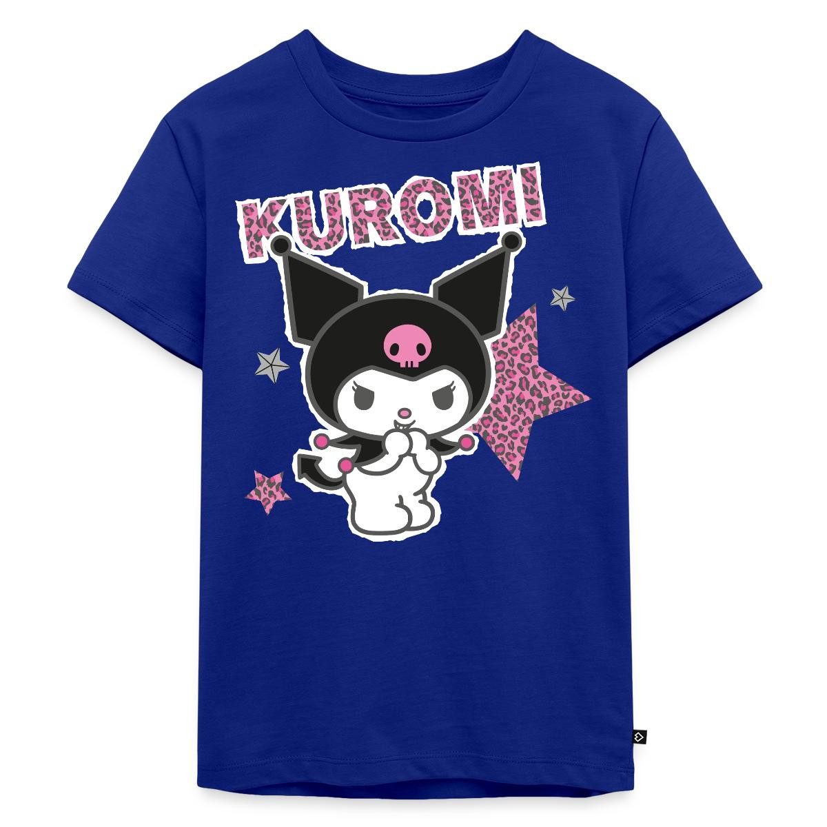 T-Shirt Kuromi Mit Schriftzug Leo Stil Kinder Premium T-Shirt